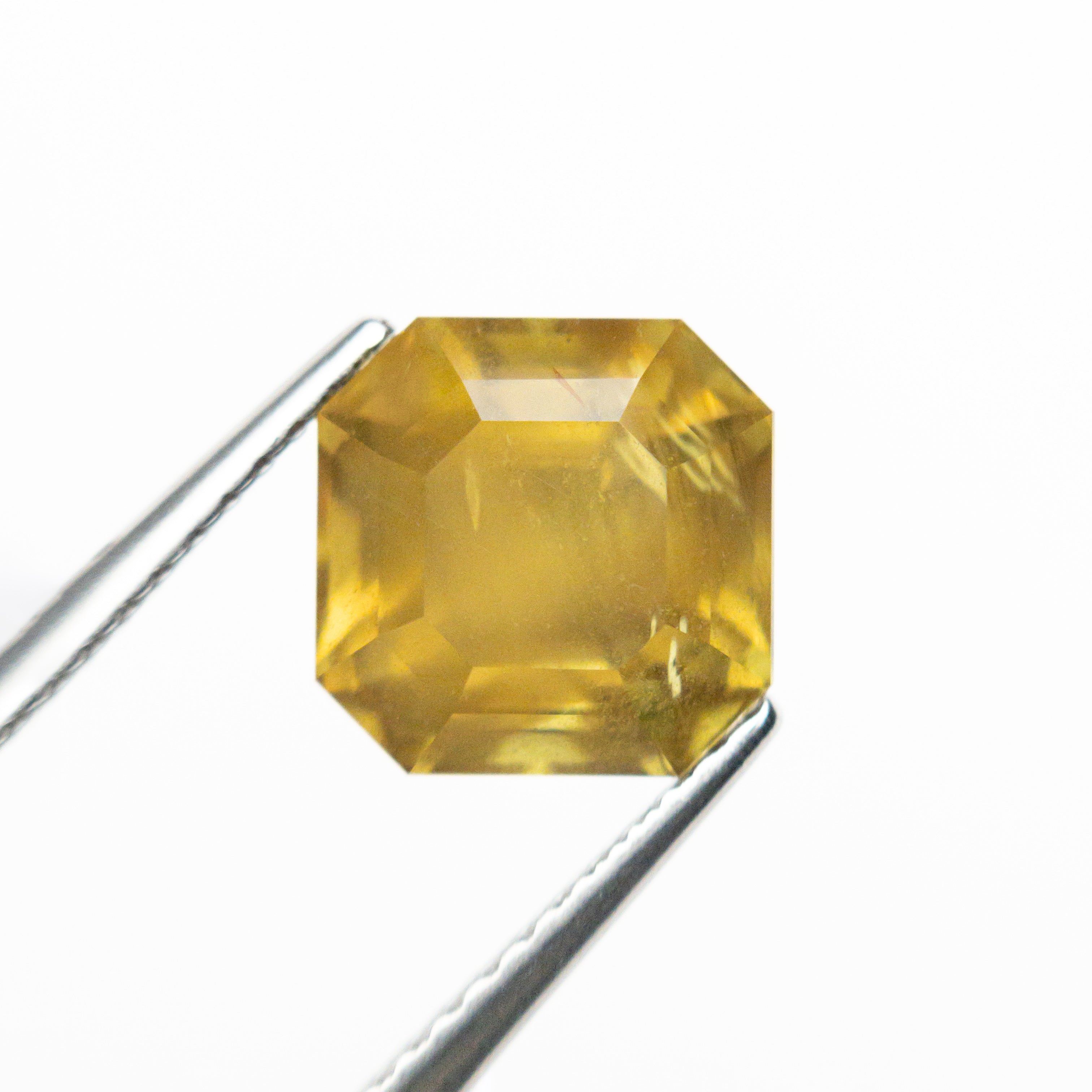 4.79ct 8.06x8.02x7.64mm Cut Corner Square Step Cut Sapphire 25934-01-Staghead Designs