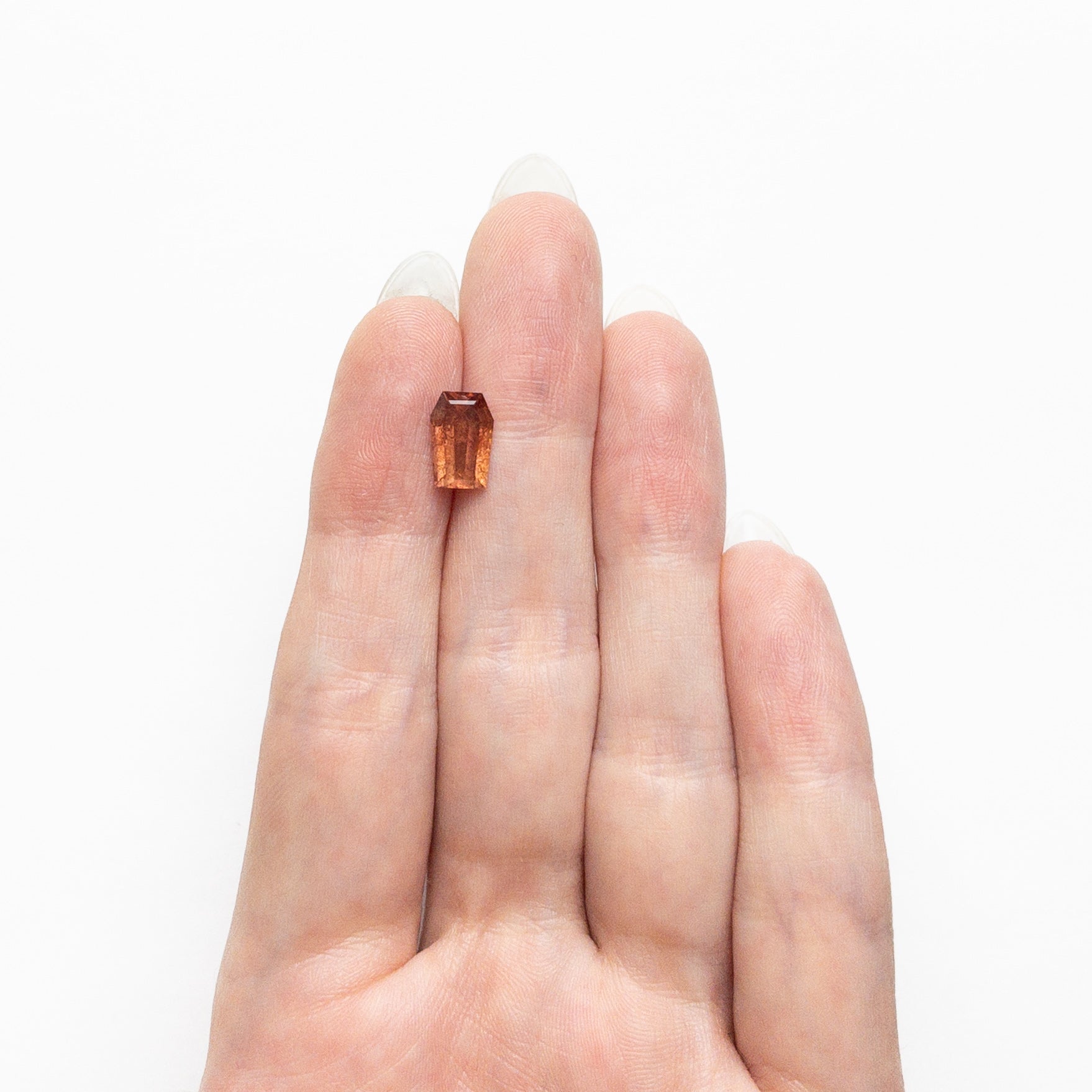 2.02ct 9.27x6.14x3.56mm Coffin Step Cut Sapphire 25940-01-Staghead Designs