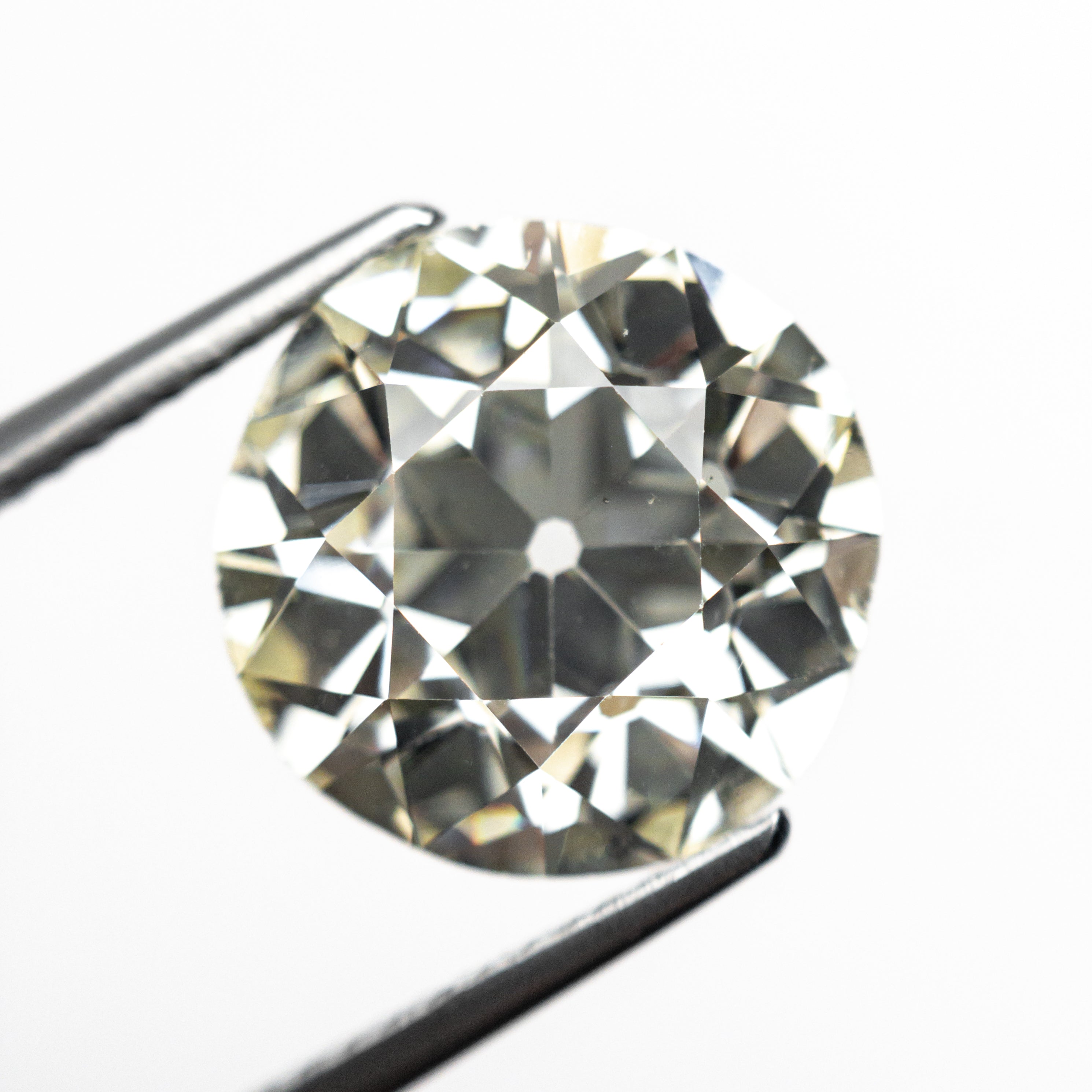 5.85ct 11.68x11.34x6.96mm GIA SI1 O-P Antique Old European Cut 25950-01-Staghead Designs