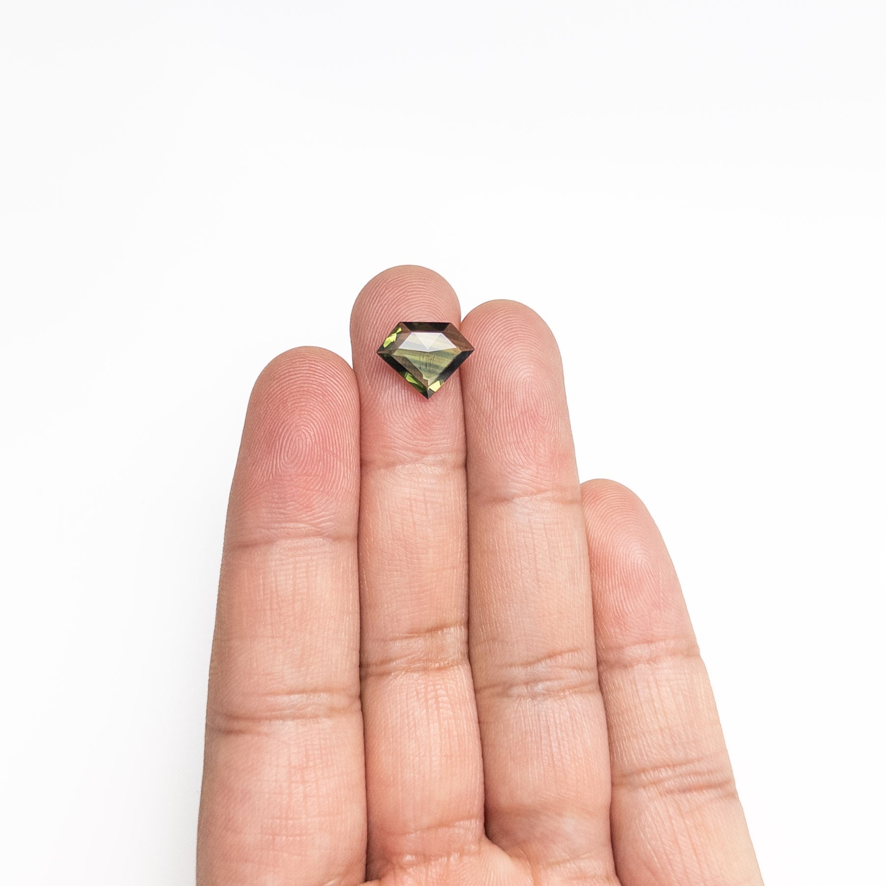 2.10ct 12.59x9.78x2.18mm Shield Rosecut Sapphire 26327-16-Staghead Designs