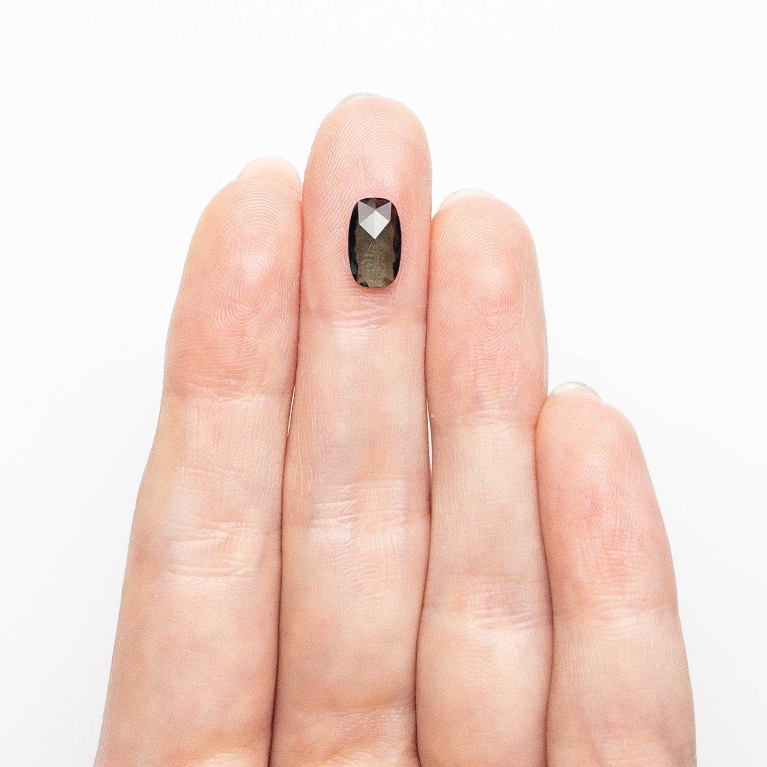 RETURNING: D14747 Sept 15/2025 1.41ct 9.42x5.62x2.52mm Cushion Rosecut Sapphire 26327-69-Staghead Designs