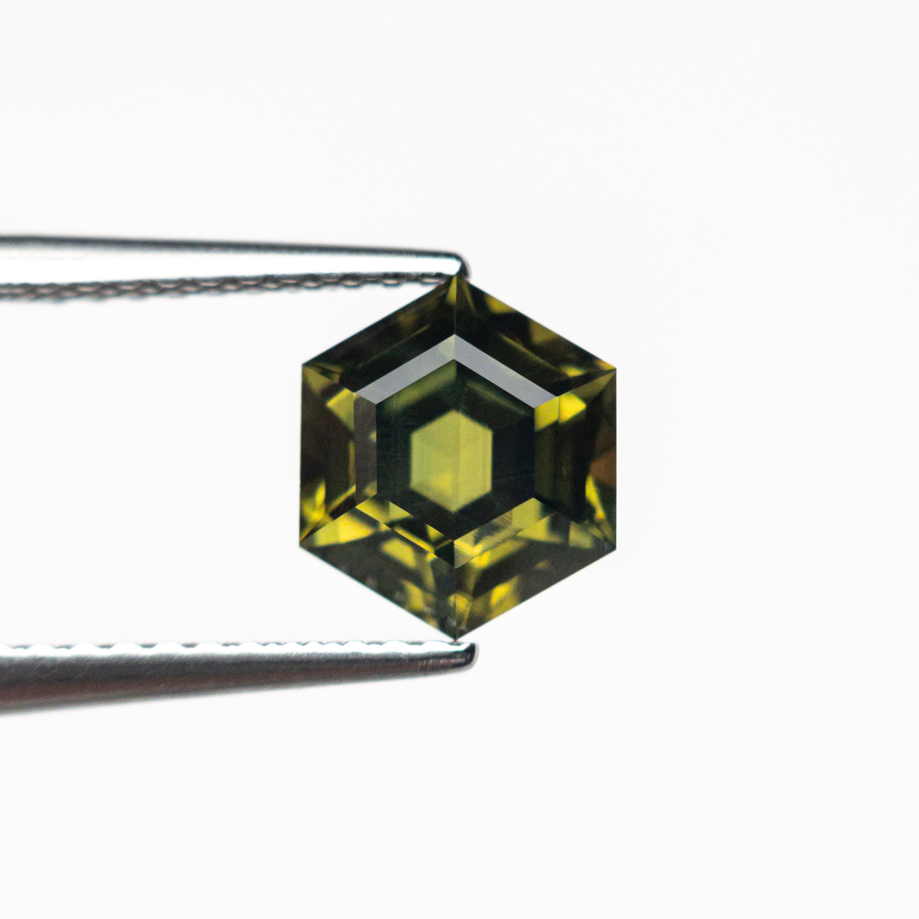 1.80ct 7.73x6.67x4.60mm Hexagon Step Cut Sapphire 26334-01-Staghead Designs