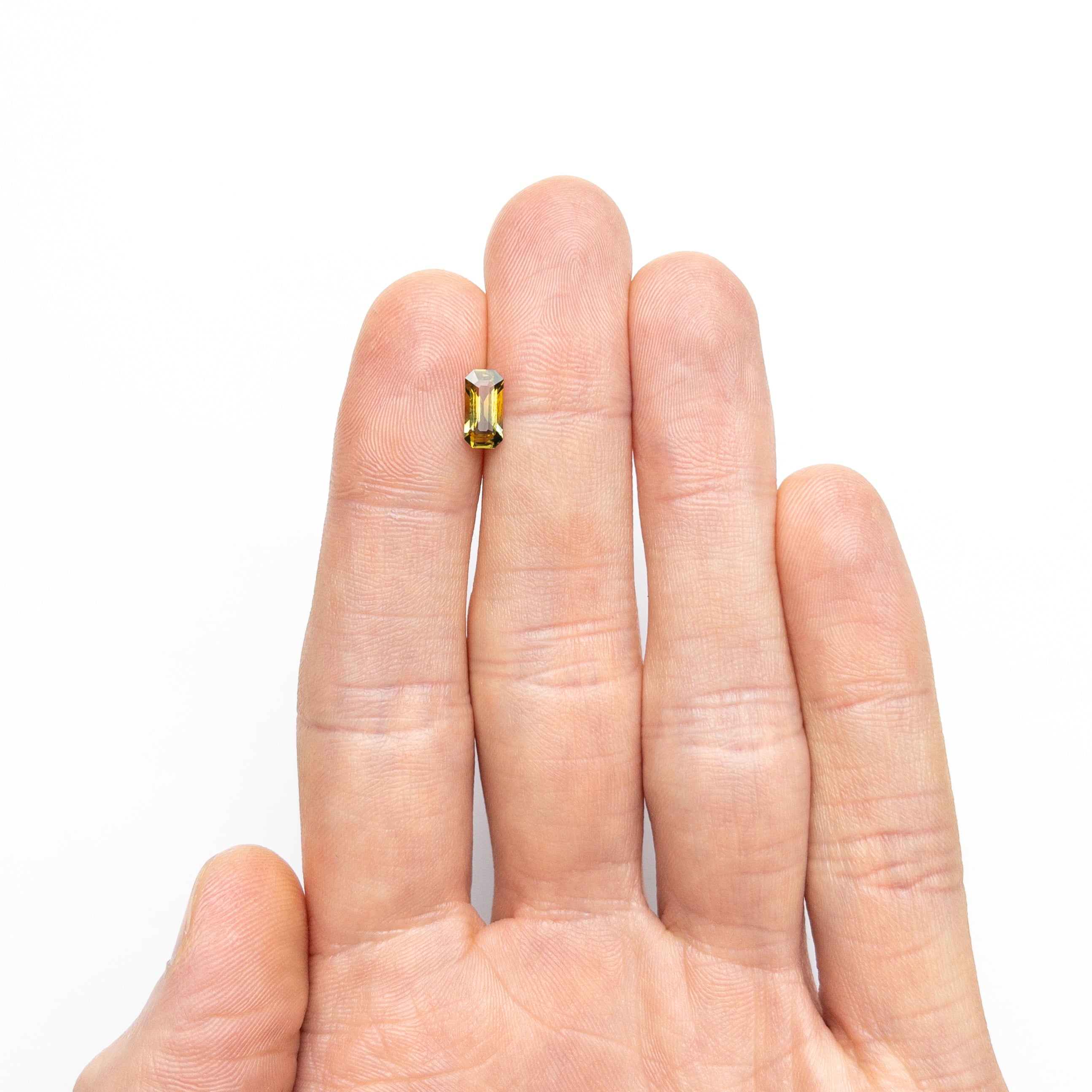 0.96ct 8.44x4.22x2.79mm Cut Corner Rectangle Step Cut Sapphire 26336-01-Staghead Designs