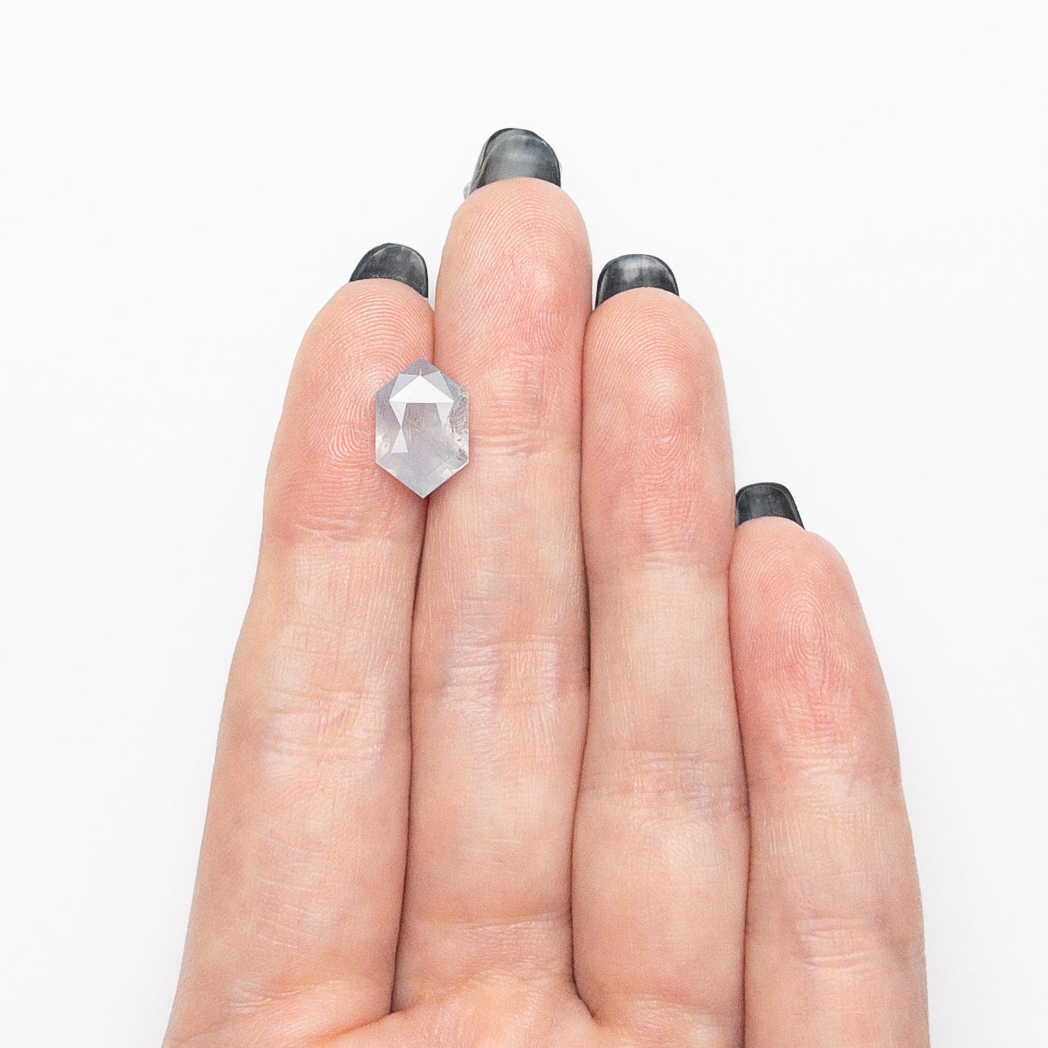 4.03ct 12.14x8.03x5.10mm Hexagon Brilliant Sapphire 26440-01-Staghead Designs