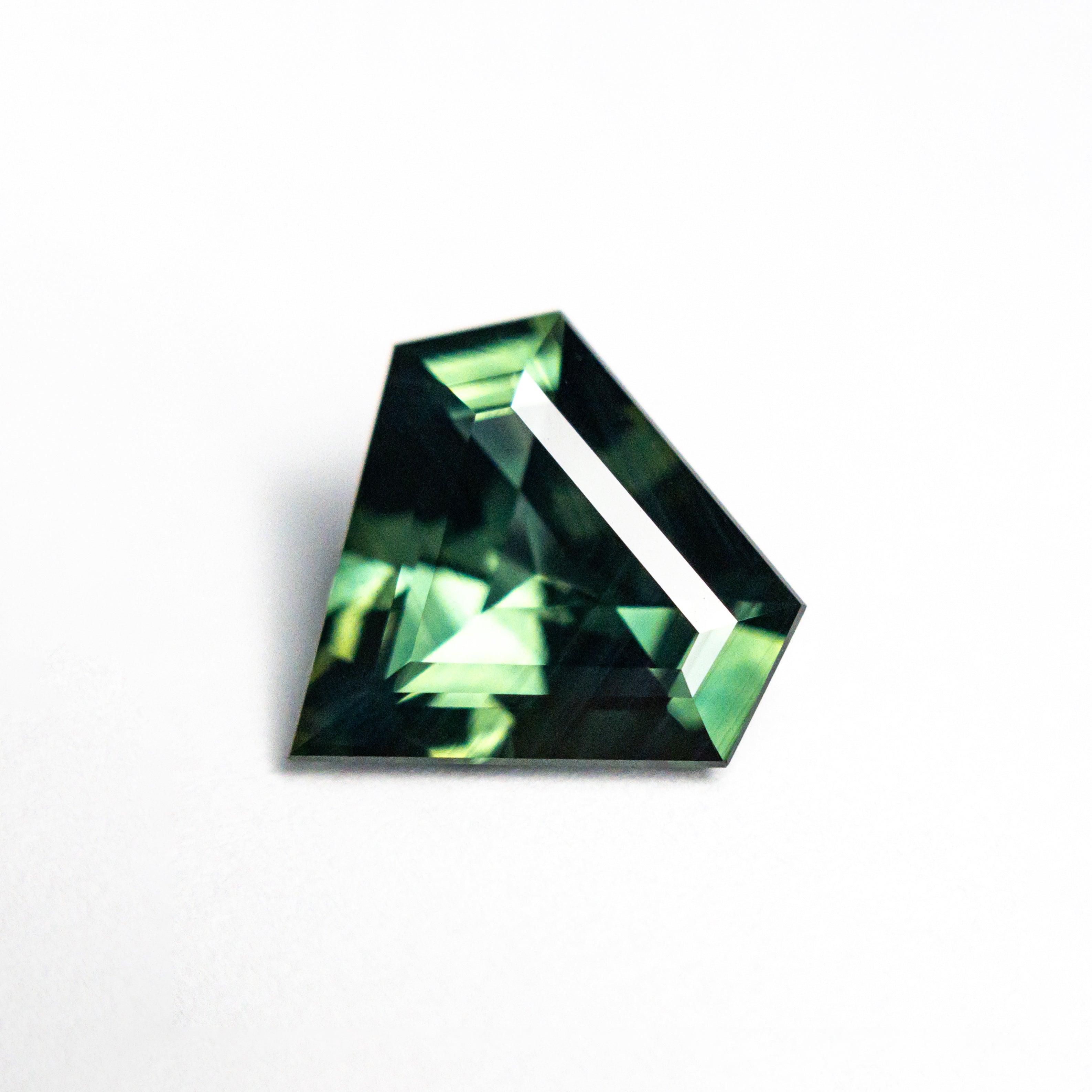 2.20ct 10.01x9.26x3.98mm Shield Step Cut Sapphire 26523-01-Staghead Designs