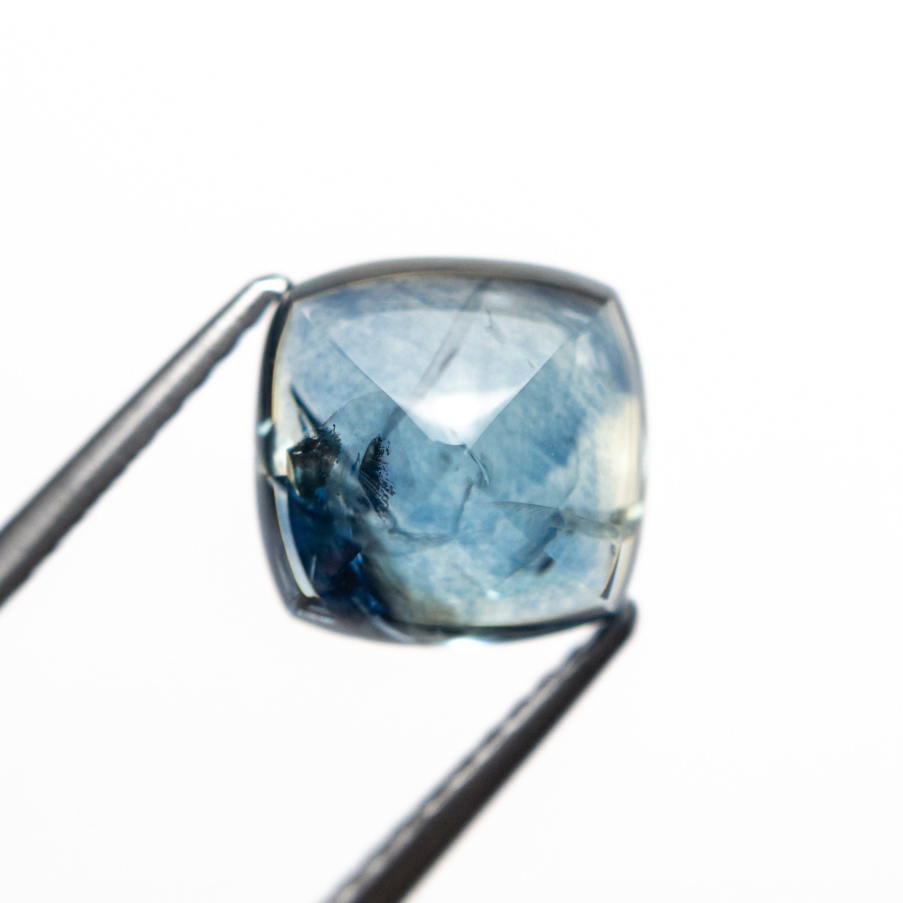 4.10ct 8.54x8.45x5.09mm Sugarloaf Cabochon Cut Sapphire 26537-01-Staghead Designs