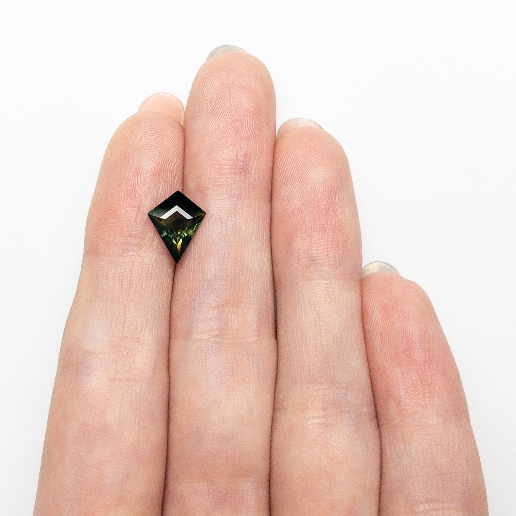 1.93ct 10.81x8.63x4.14mm Kite Step Cut Sapphire 26635-03-Staghead Designs
