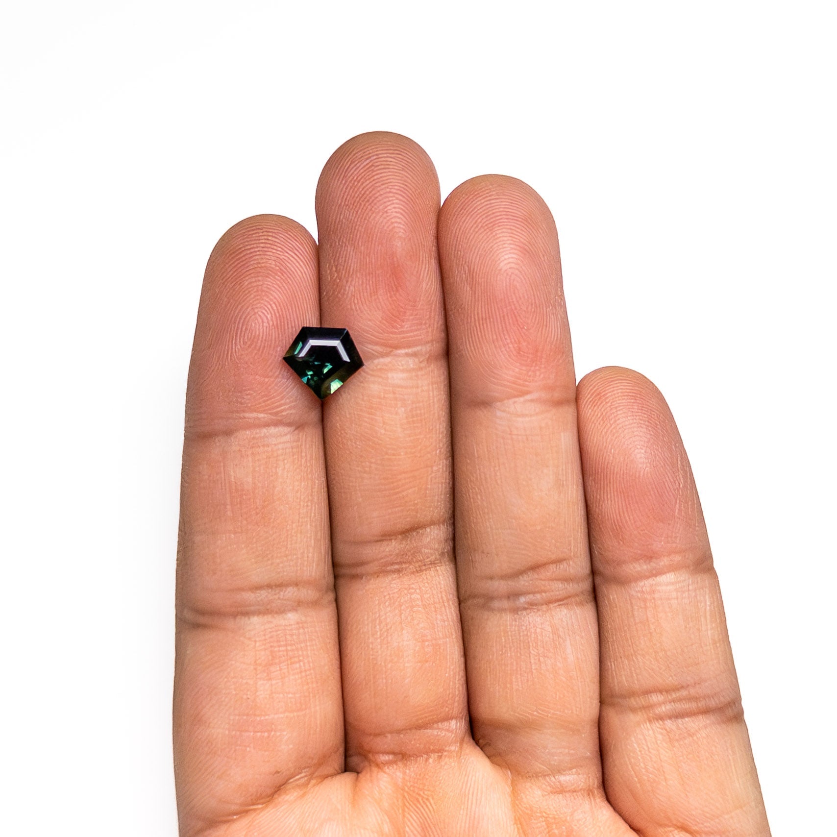 1.98ct 8.73x9.70x3.95mm Shield Step Cut Sapphire 26726-02-Staghead Designs