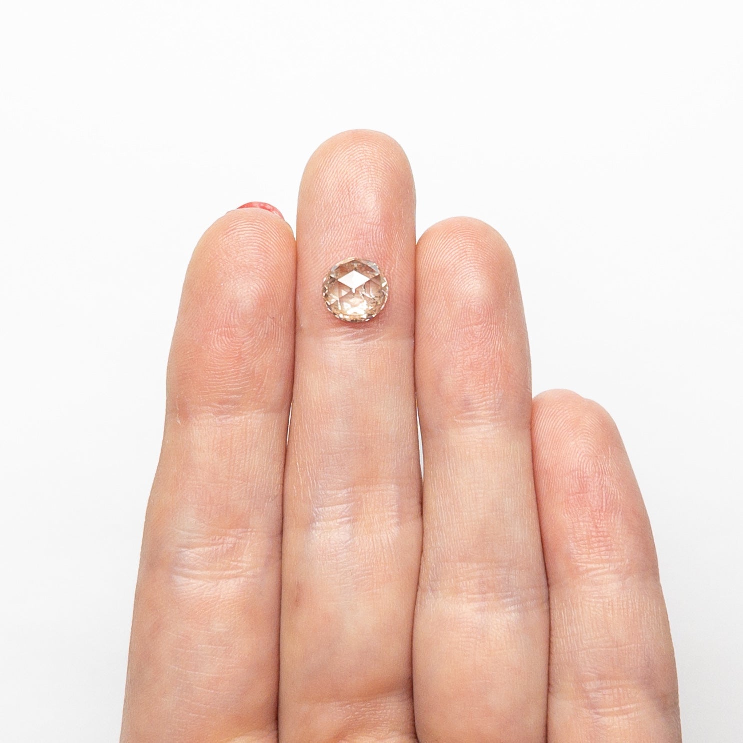 1.60ct 7.35x7.27x3.59mm I1 S-T Round Rosecut 🇨🇦 26815-01-Staghead Designs