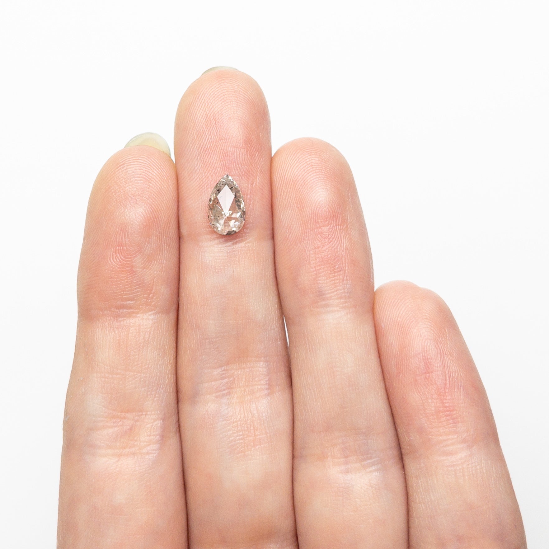 0.96ct 8.19x5.12x2.78mm Pear Rosecut 🇨🇦 26890-01-Staghead Designs