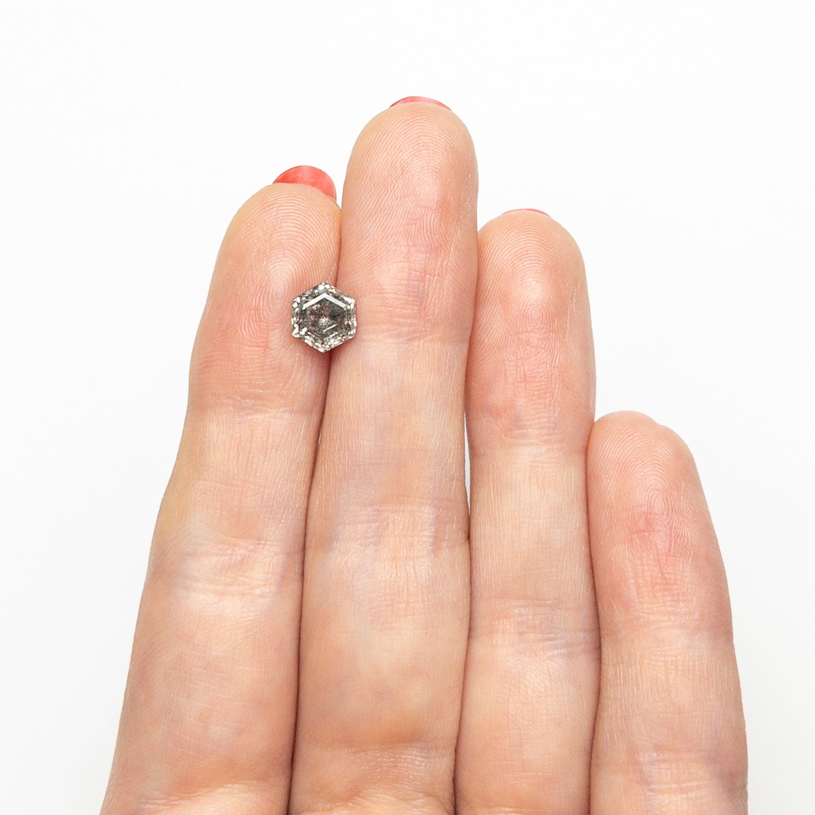 1.29ct 7.02x6.26x3.86mm Hexagon Step Cut 🇨🇦 26953-01-Staghead Designs