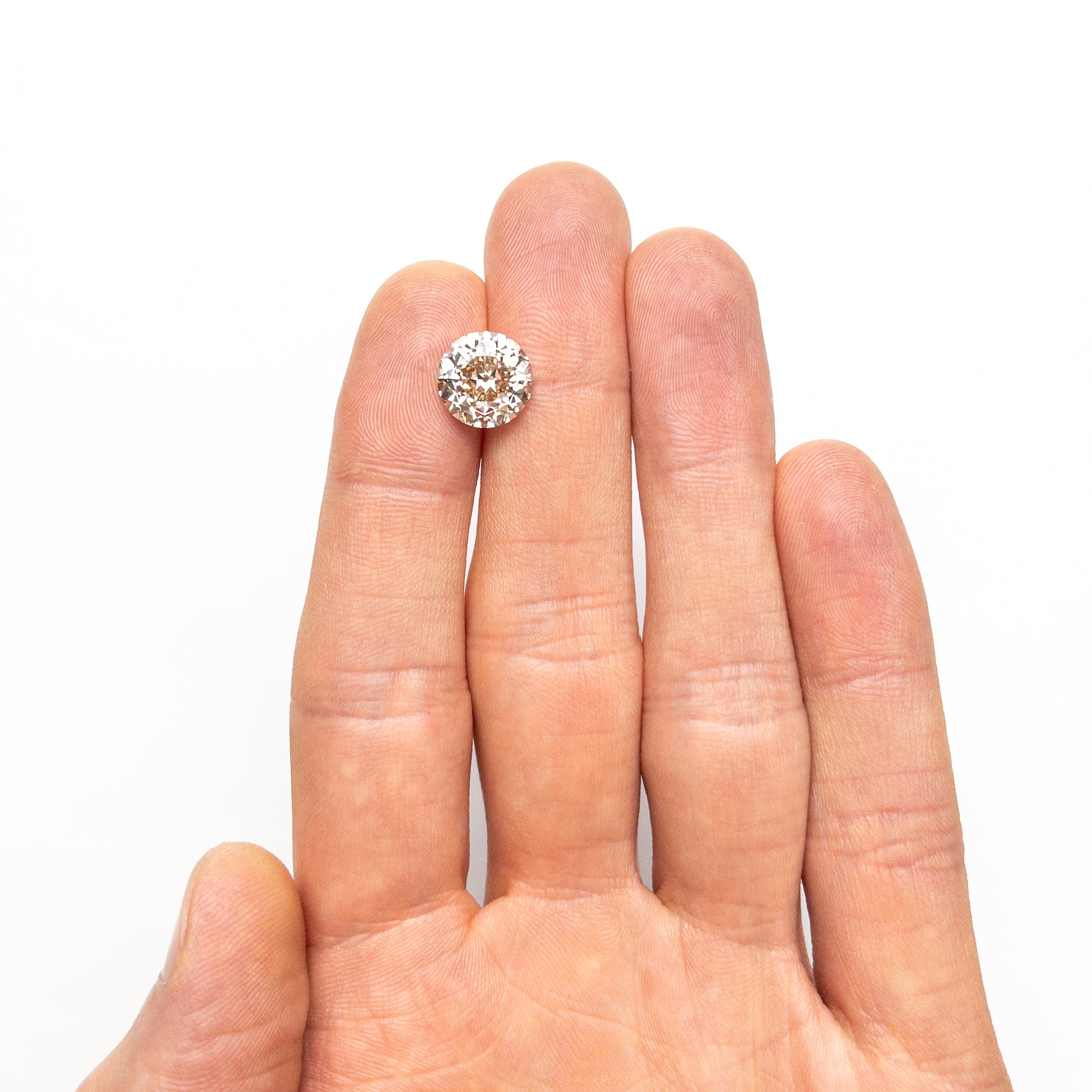 5.10ct 10.30x10.26x7.27mm GIA SI1 Q-R Modern Antique Old European Cut 27077-01-Staghead Designs