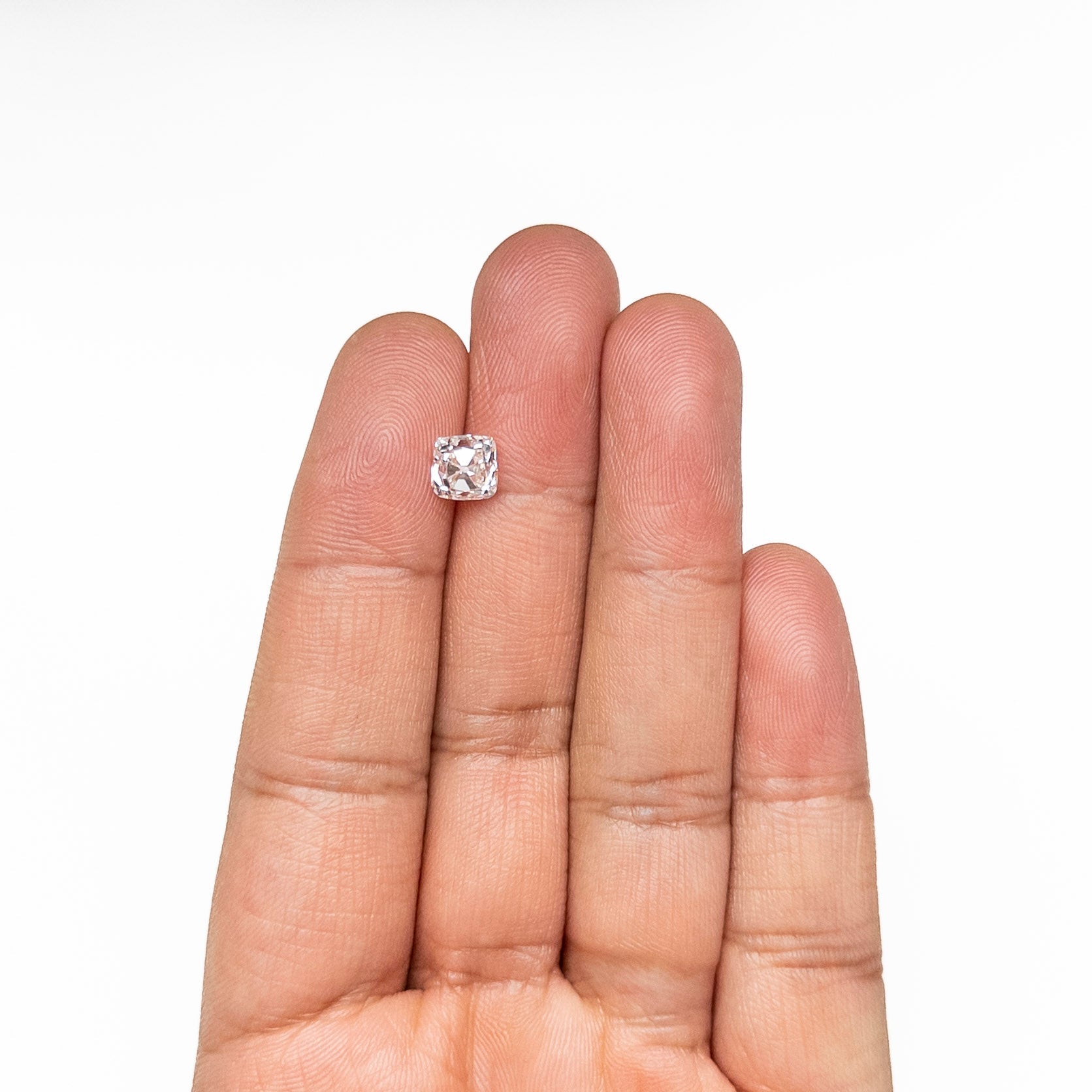 2.05ct 6.52x6.40x5.53mm GIA VS1 H Modern Antique Old Mine Cut 27129-01-Staghead Designs