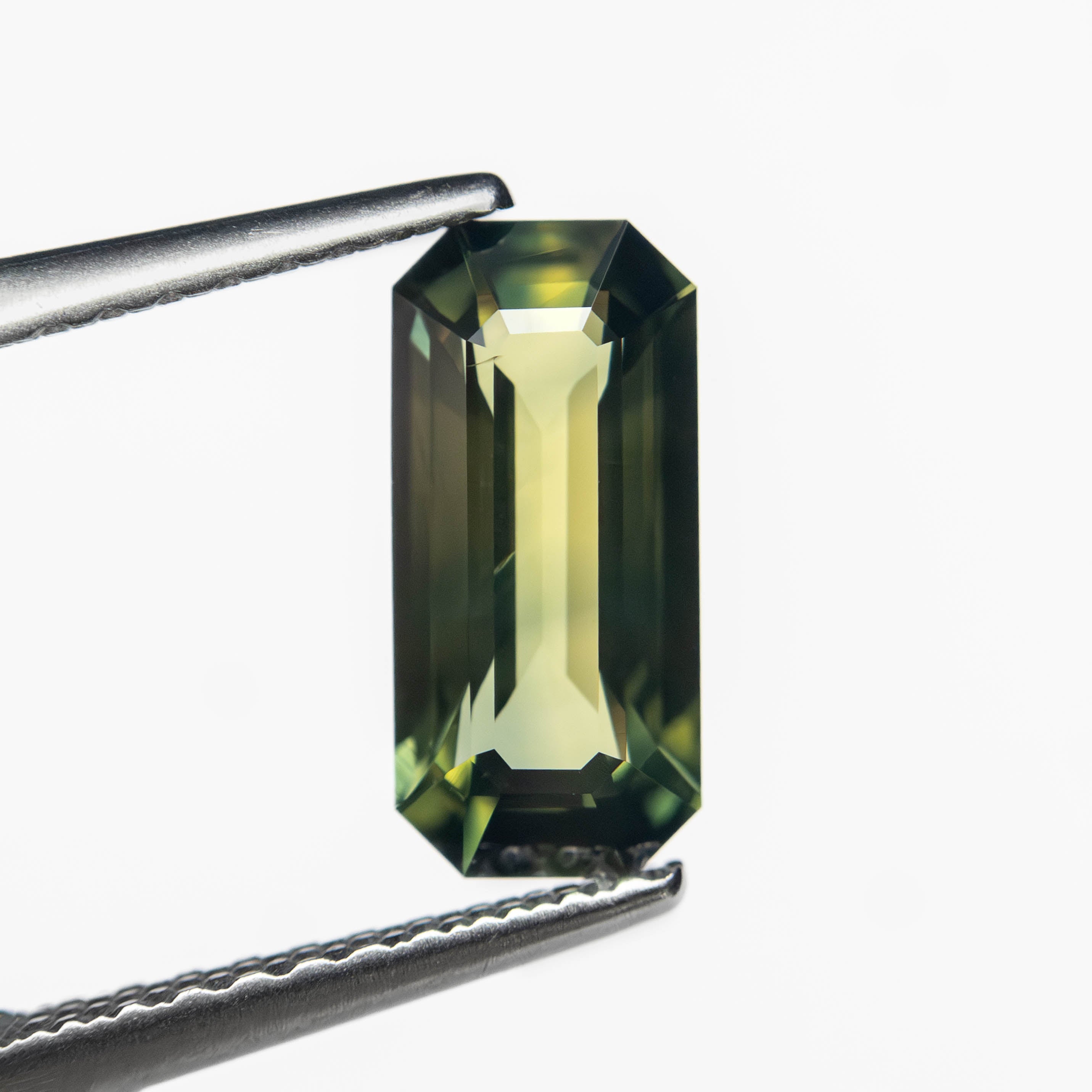 1.10ct 9.42x4.42x2.71mm Cut Corner Rectangle Step Cut Sapphire 27329-01-Staghead Designs