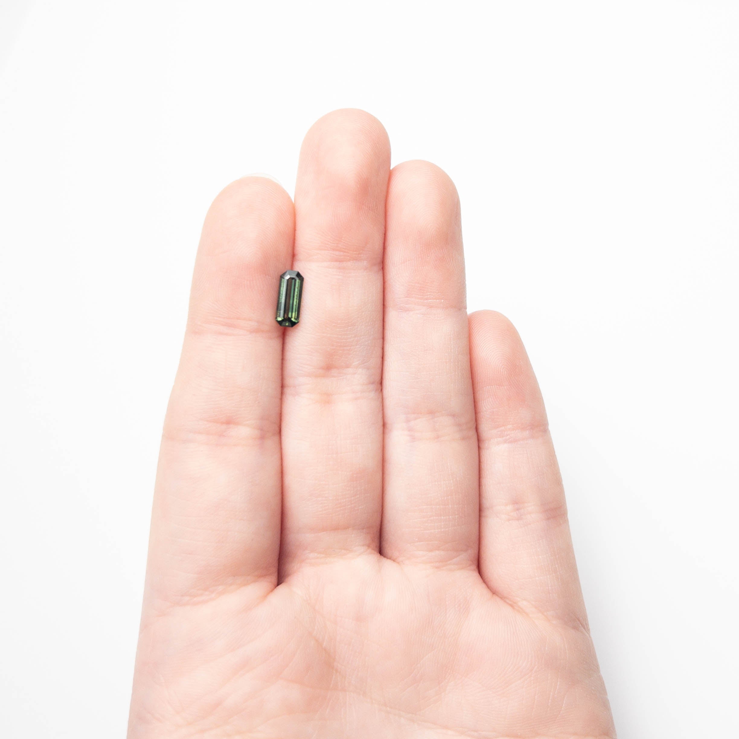 1.09ct 9.35x3.86x2.69mm Cut Corner Rectangle Step Cut Sapphire 27329-02-Staghead Designs
