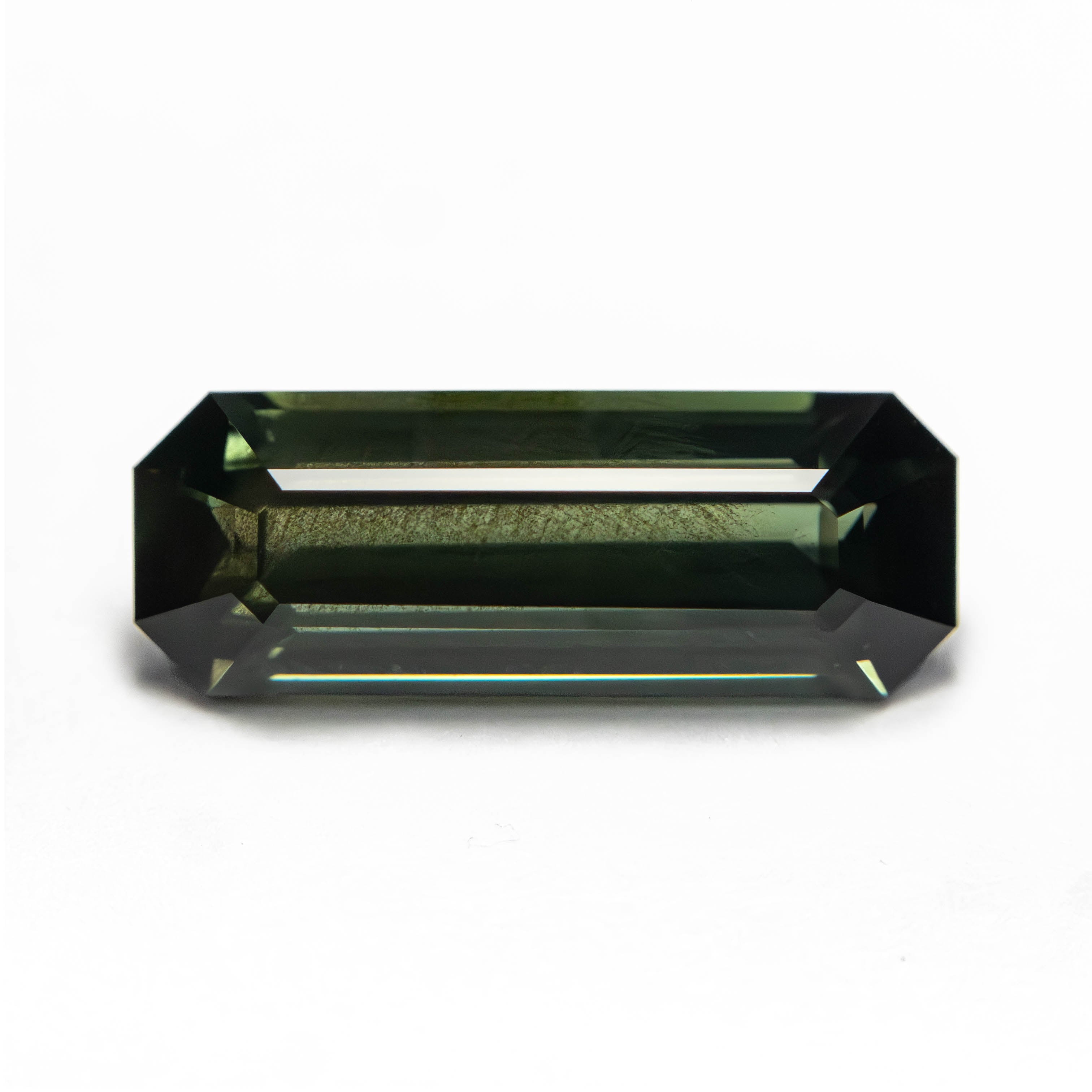 2.24ct 12.42x4.64x3.64mm Cut Corner Rectangle Step Cut Sapphire 27331-02-Staghead Designs