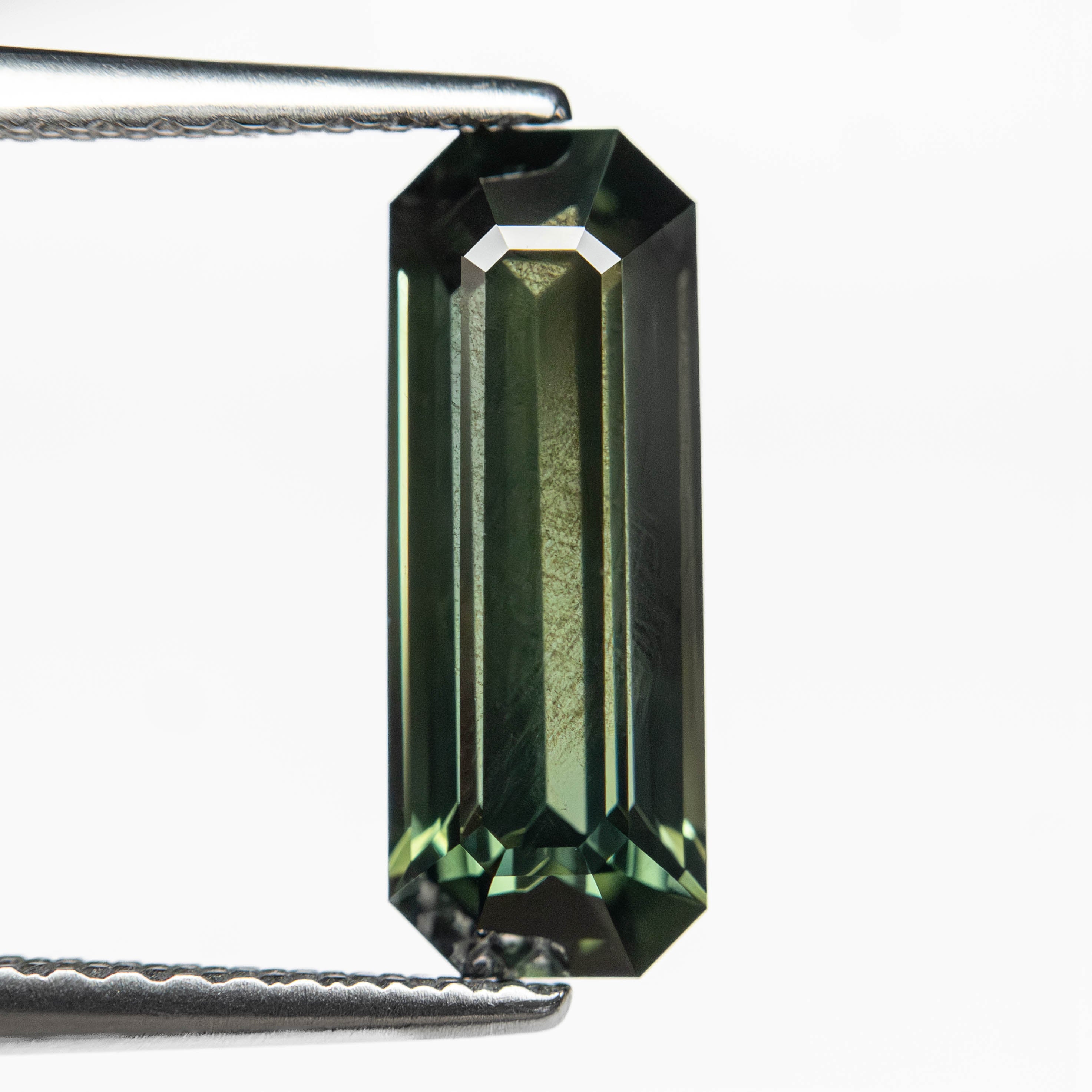 2.24ct 12.42x4.64x3.64mm Cut Corner Rectangle Step Cut Sapphire 27331-02-Staghead Designs