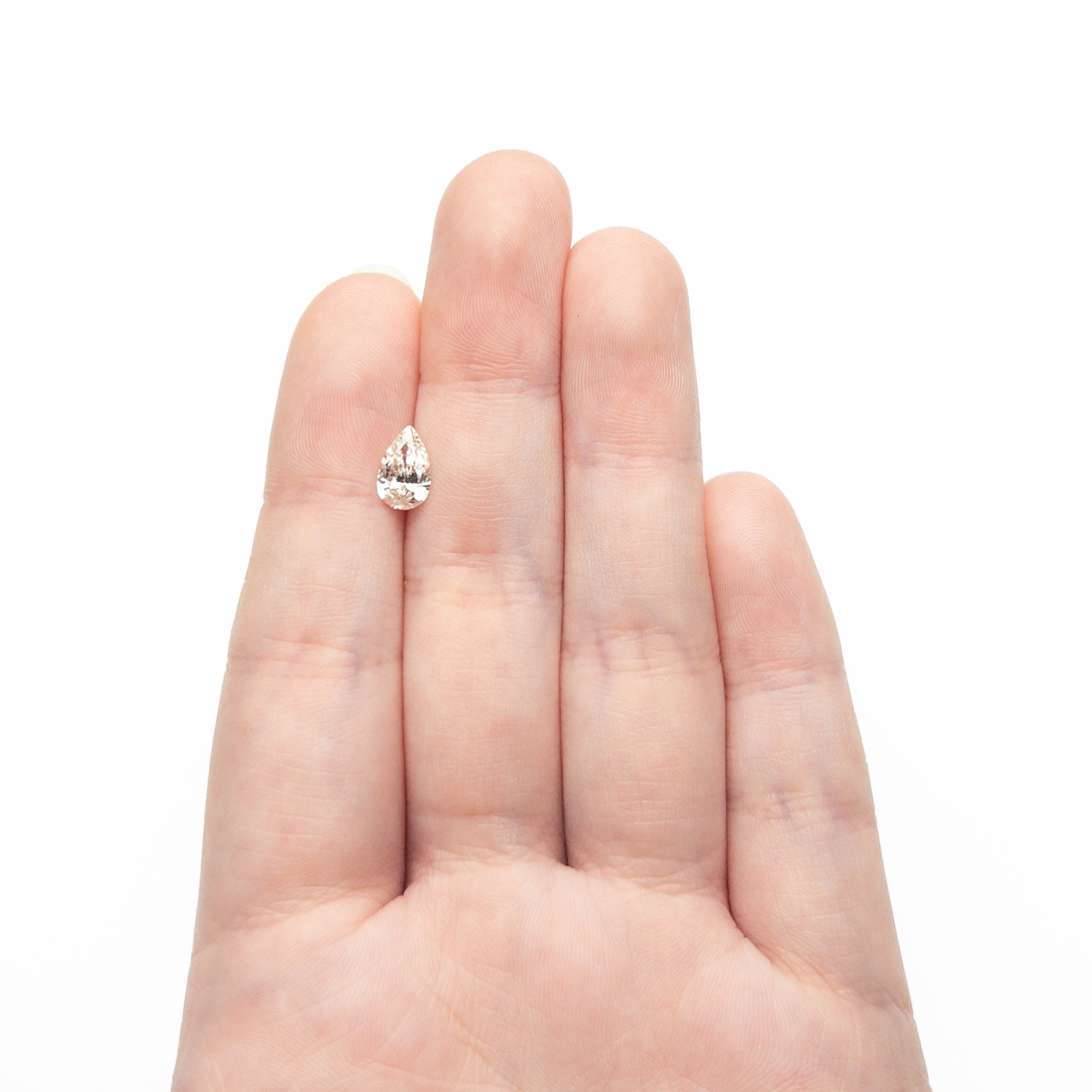 1.00ct 8.98x5.57x3.28mm GIA VVS1 L Pear Brilliant 27373-01-Staghead Designs