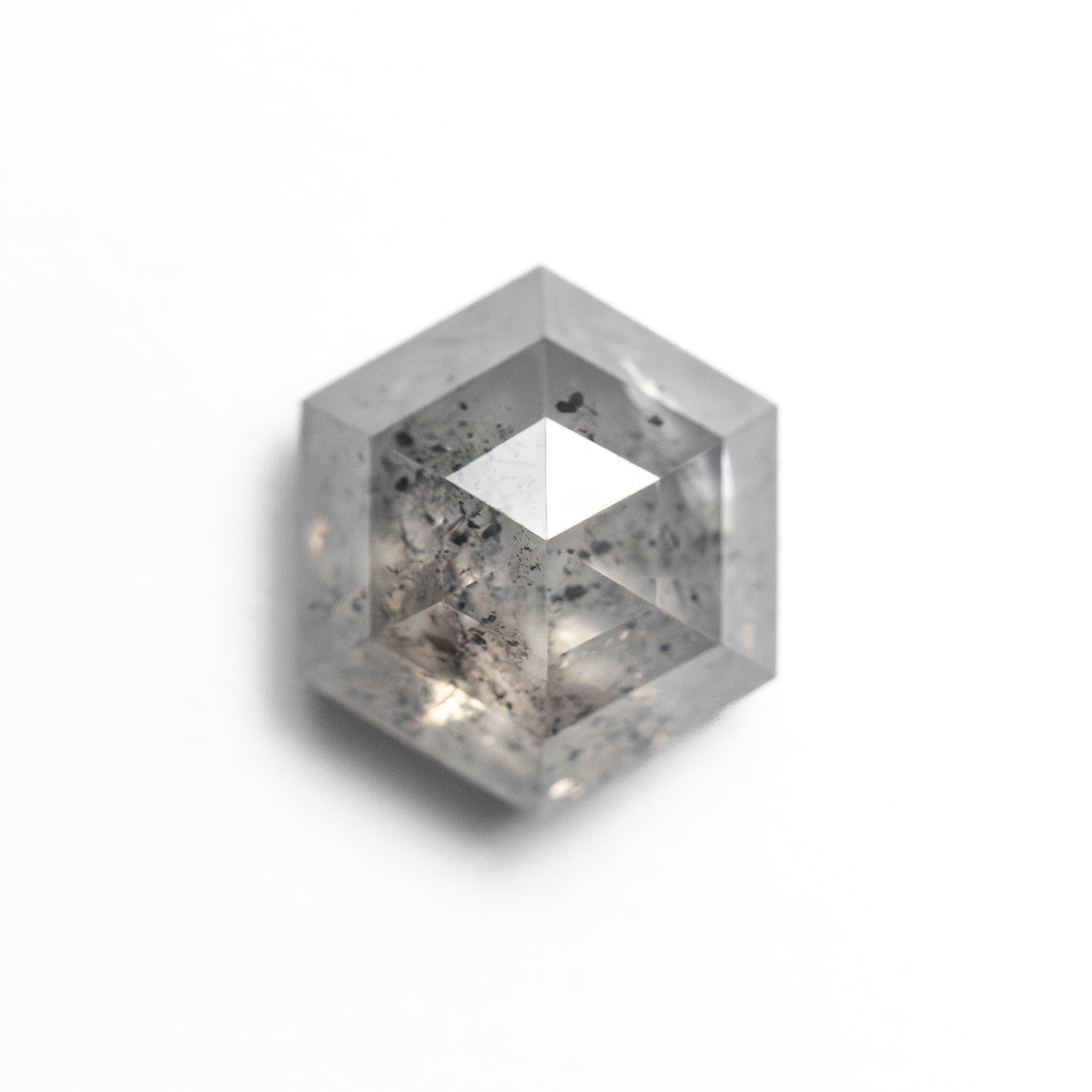 2.11ct 8.53x7.39x4.18mm Hexagon Rosecut 27536-25-Staghead Designs