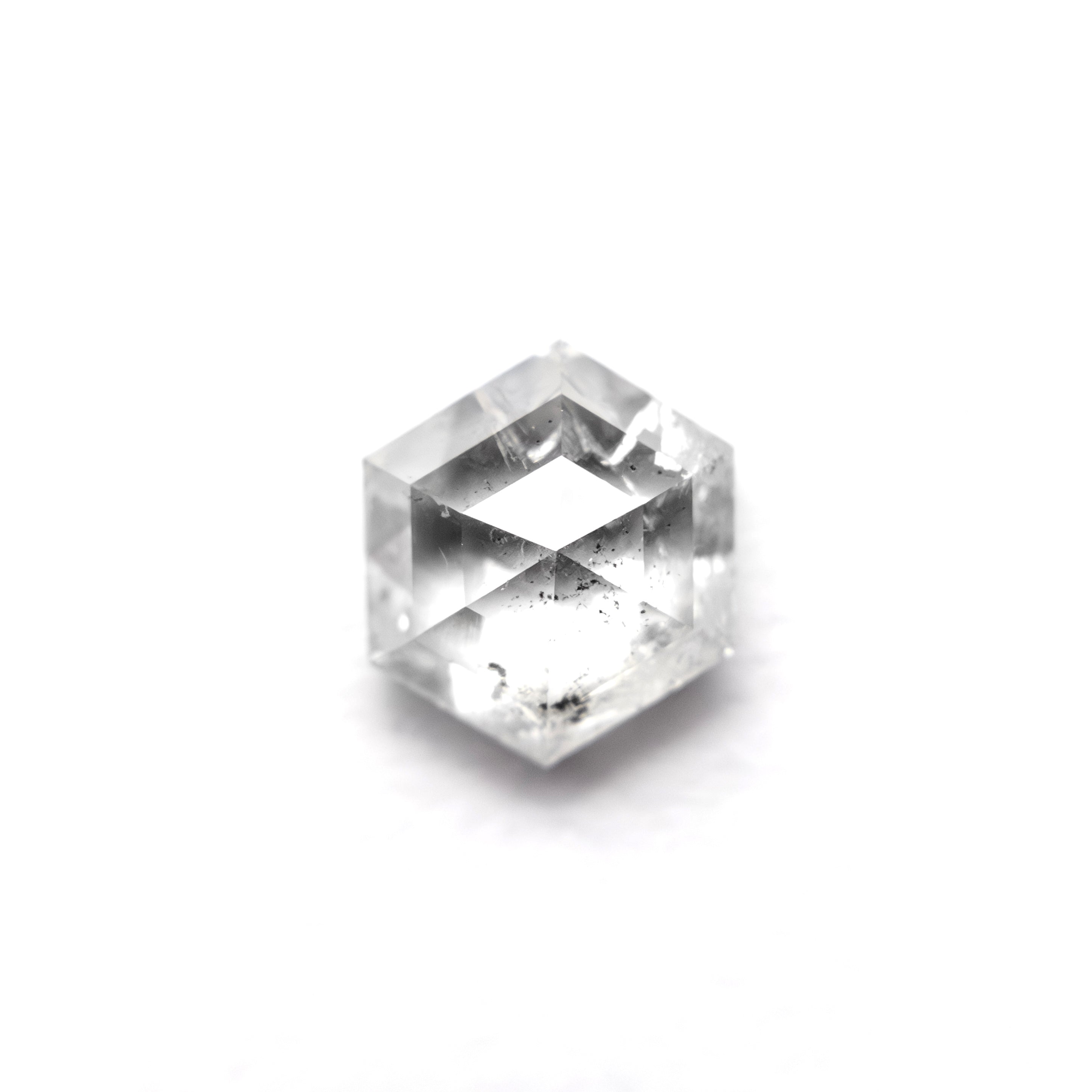1.37ct 7.22x6.22x3.61mm Hexagon Rosecut 27536-41-Staghead Designs