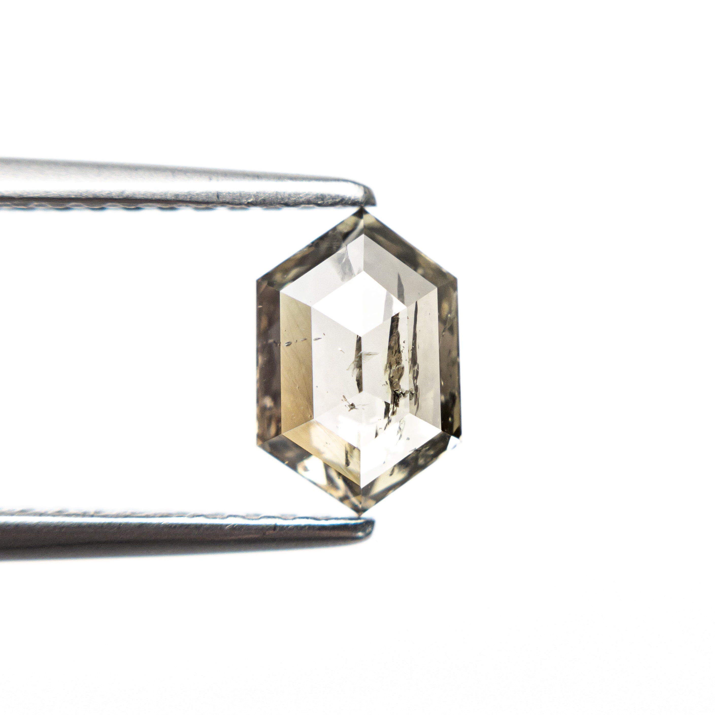 0.91ct 7.63x5.11x2.63mm Hexagon Rosecut 27537-36-Staghead Designs