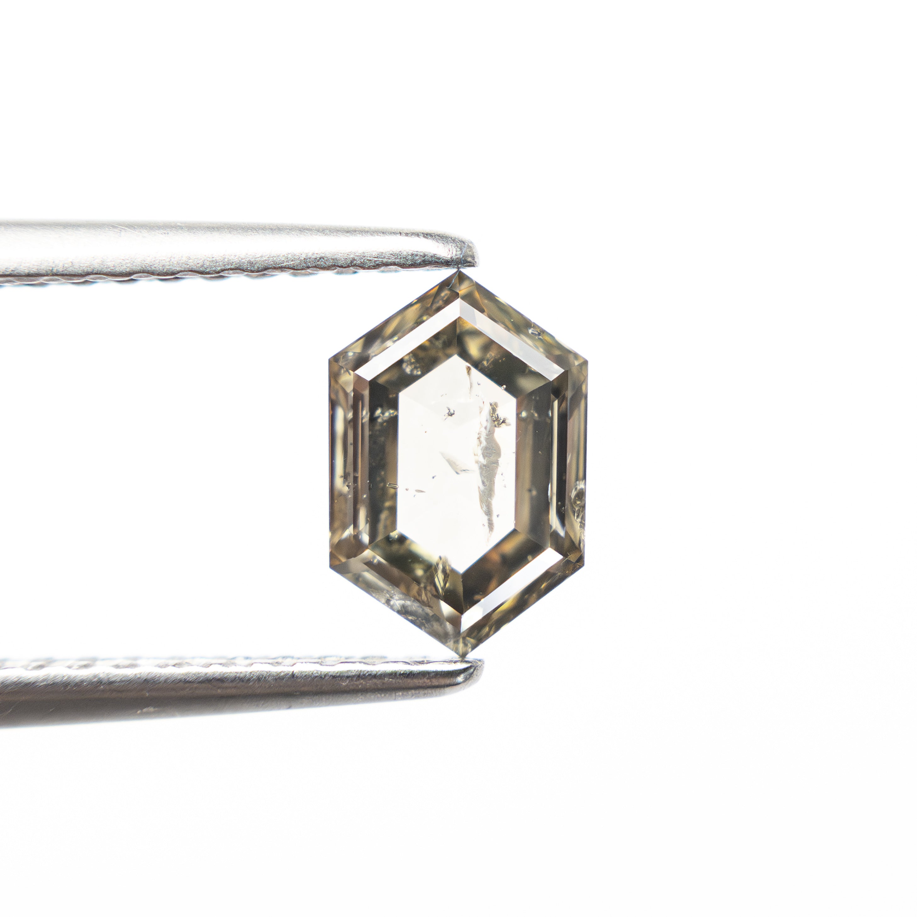 0.91ct 7.63x5.11x2.63mm Hexagon Rosecut 27537-36-Staghead Designs