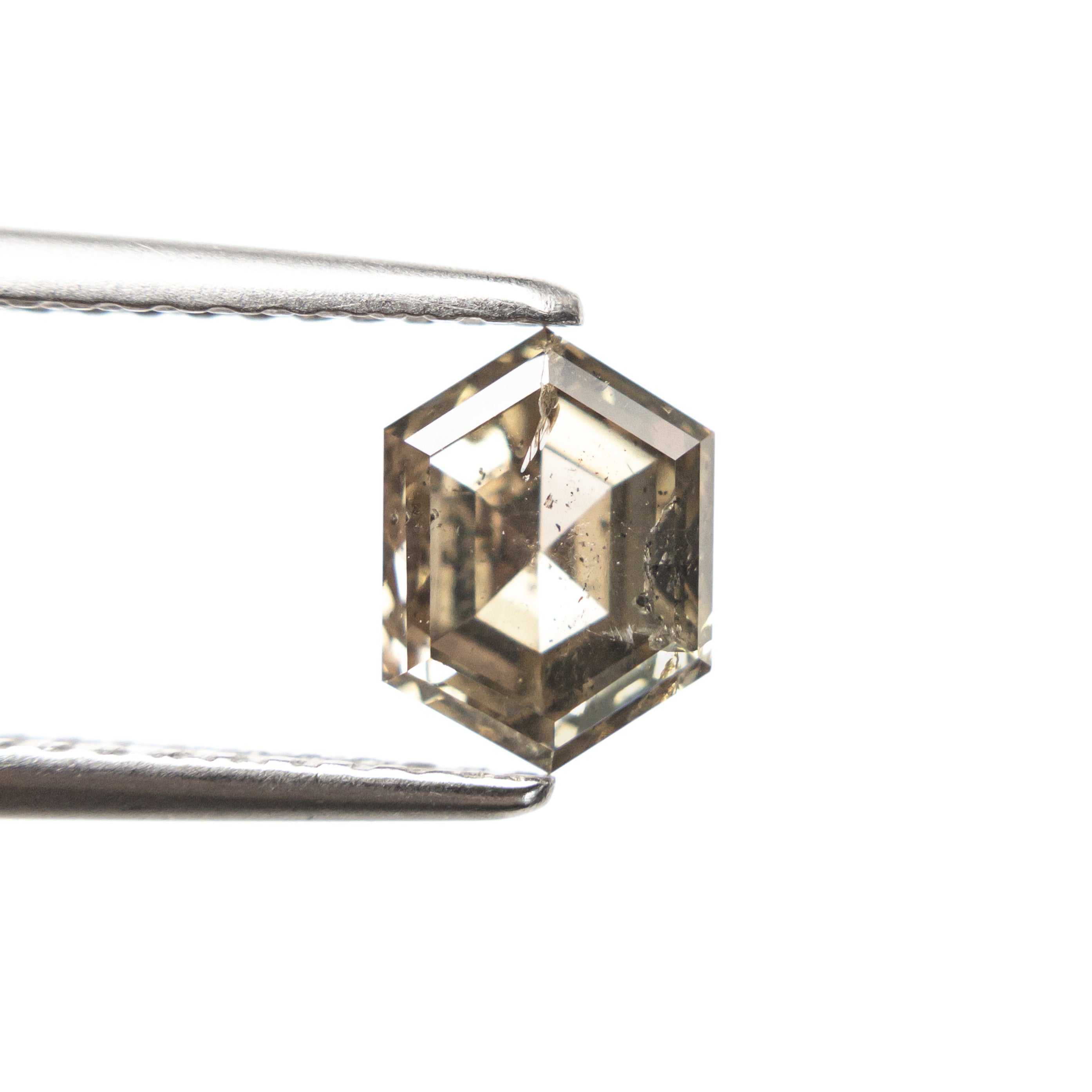 1.26ct 7.09x5.30x3.92mm Hexagon Rosecut 27537-38-Staghead Designs
