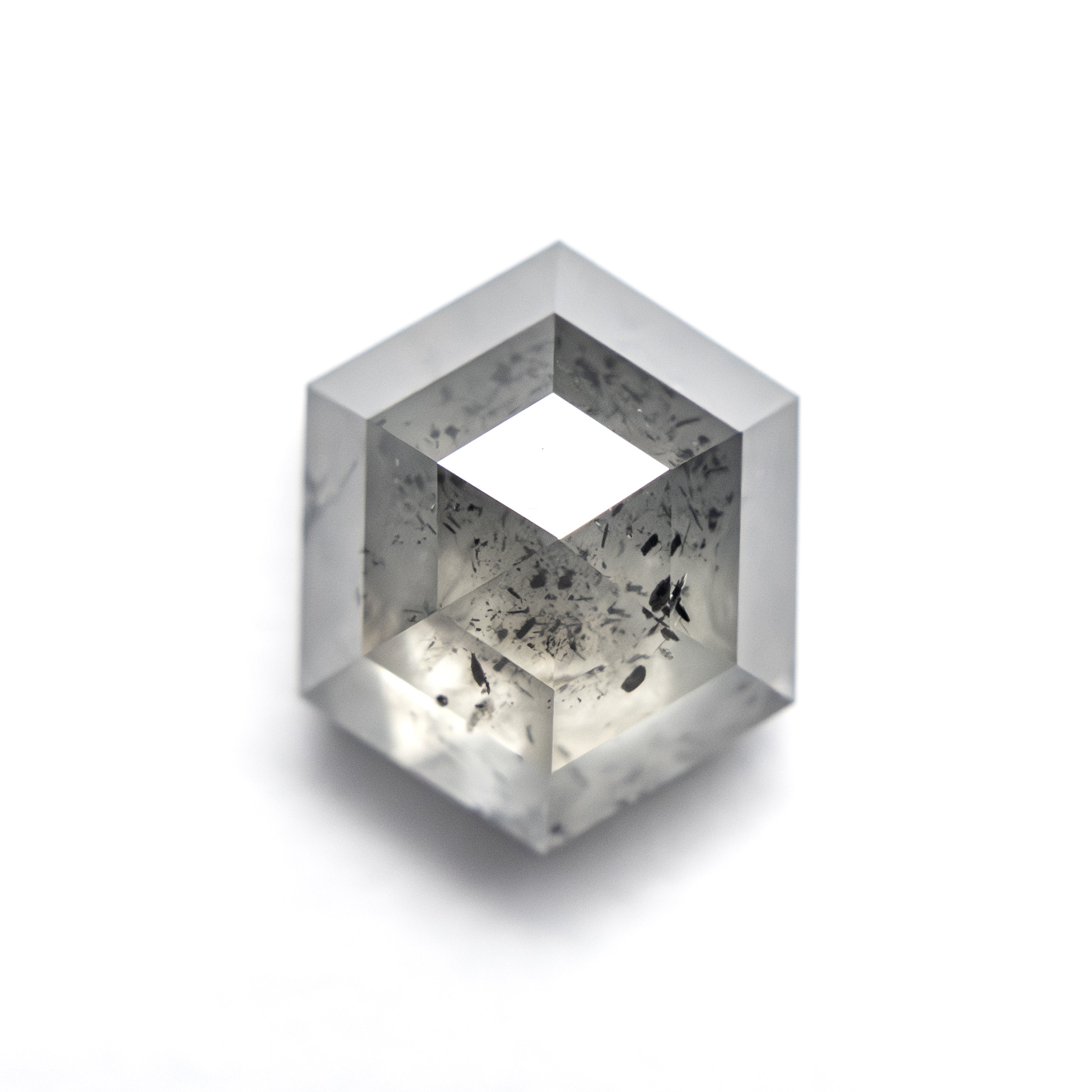 3.70ct 10.08x8.19x5.15mm Hexagon Step Cut 27539-09-Staghead Designs