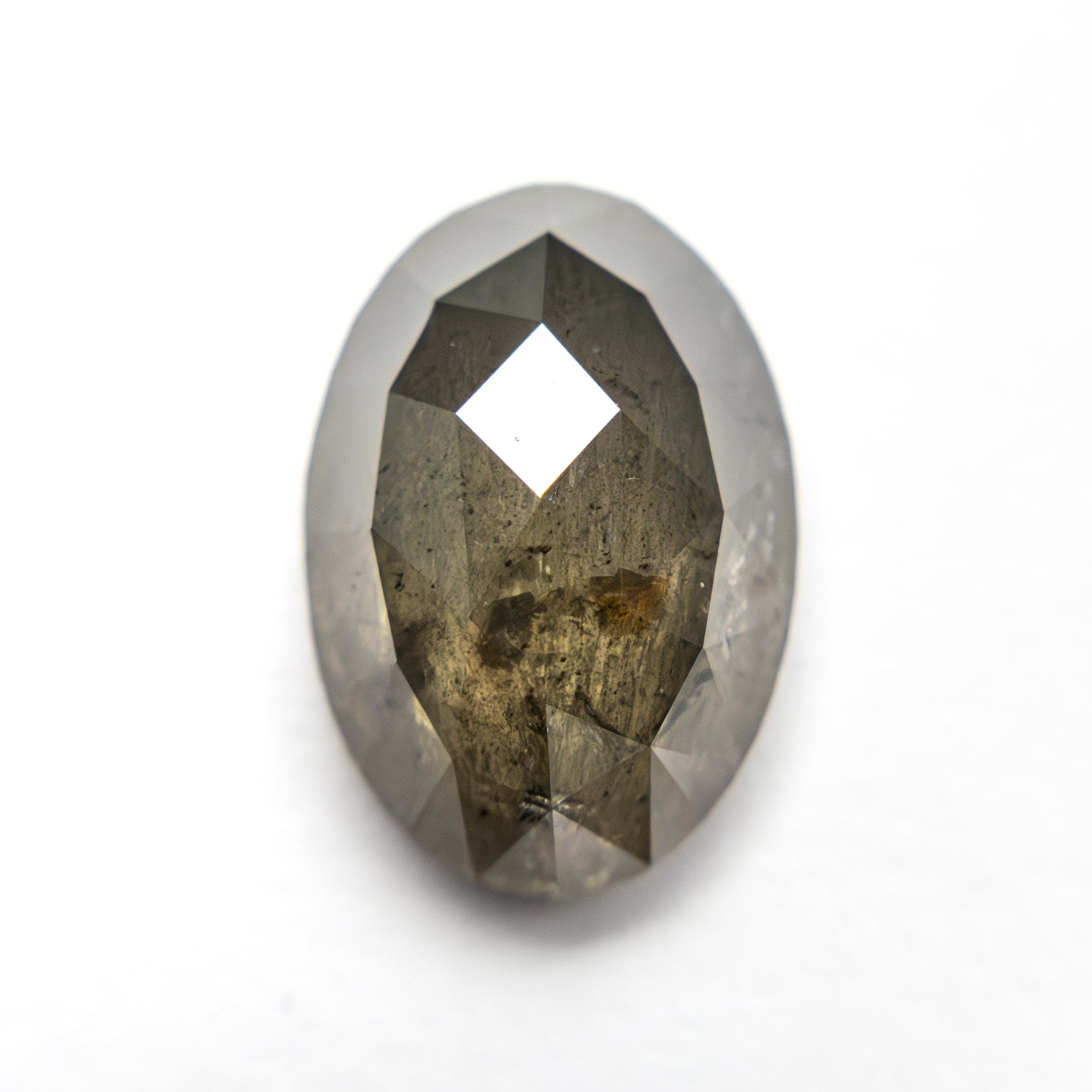 3.76ct 12.13x8.26x4.25mm Oval Rosecut 27541-03-Staghead Designs
