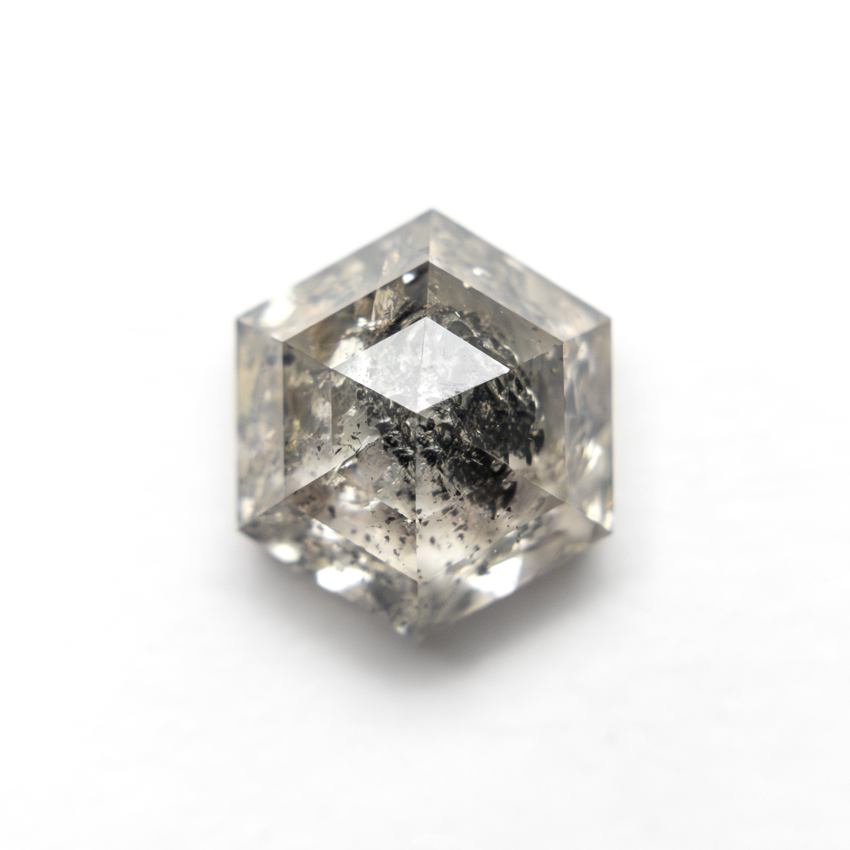 2.84ct 9.11x7.87x4.80mm Hexagon Rosecut 27550-03-Staghead Designs