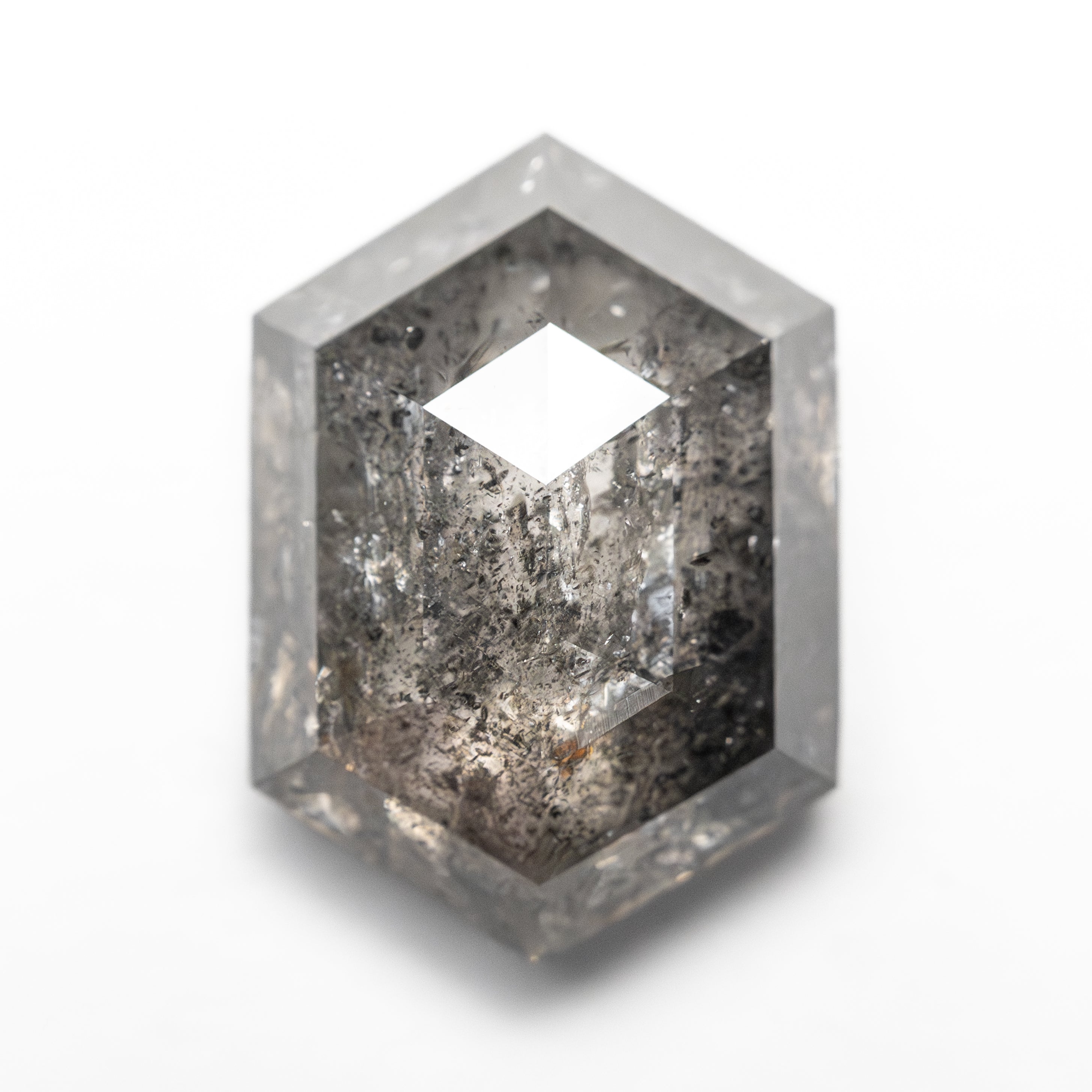 4.33ct 12.52x8.86x4.31mm Hexagon Rosecut 27554-01-Staghead Designs