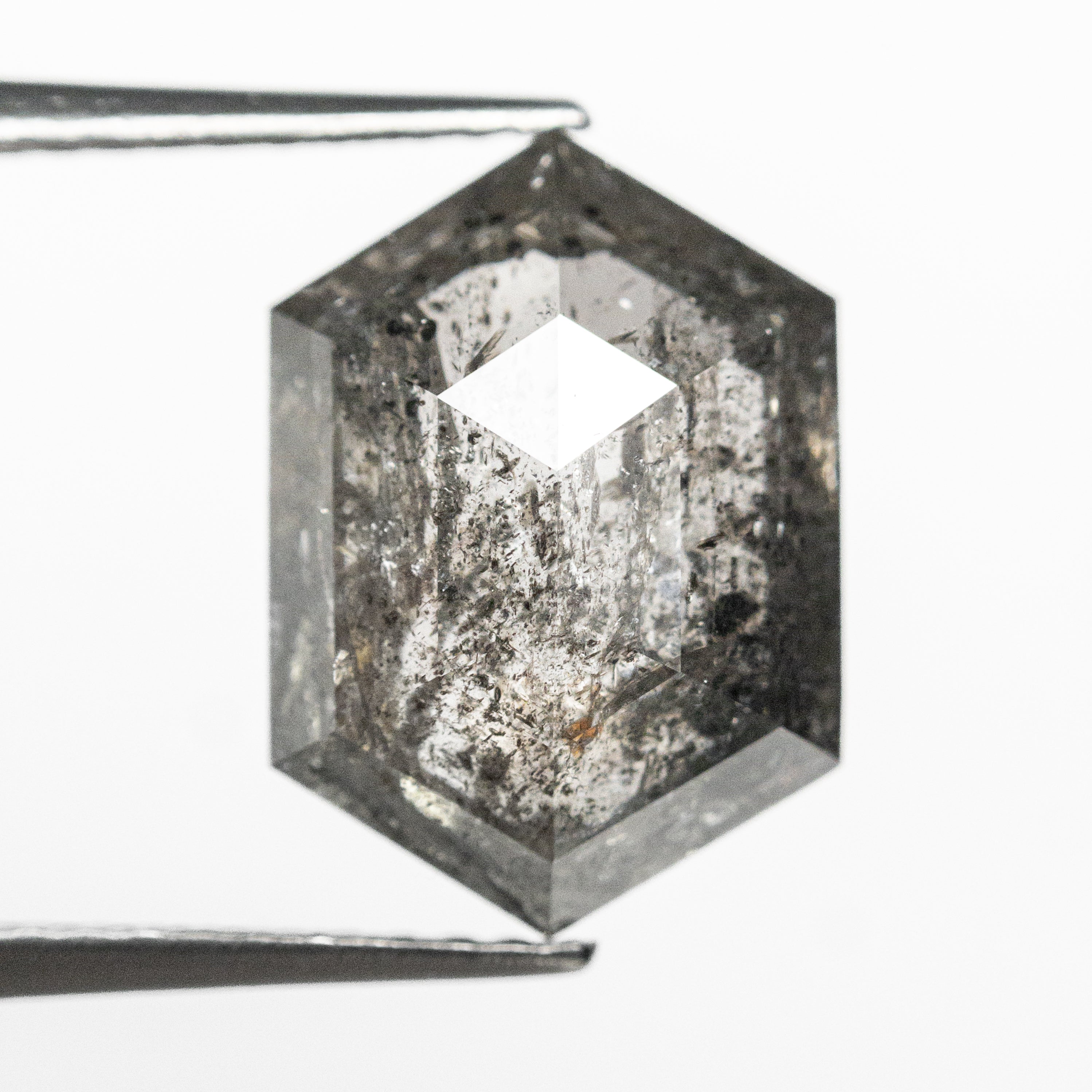 4.33ct 12.52x8.86x4.31mm Hexagon Rosecut 27554-01-Staghead Designs