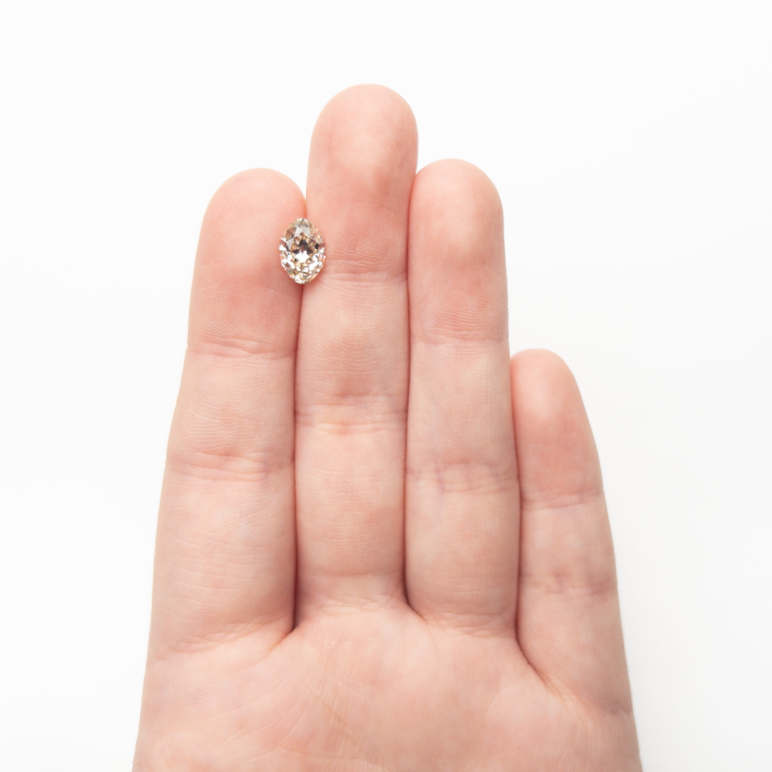 1.61ct 9.02x6.30x4.20mm VS2 W-X Modern Antique Moval Brilliant 🇨🇦 27573-01-Staghead Designs
