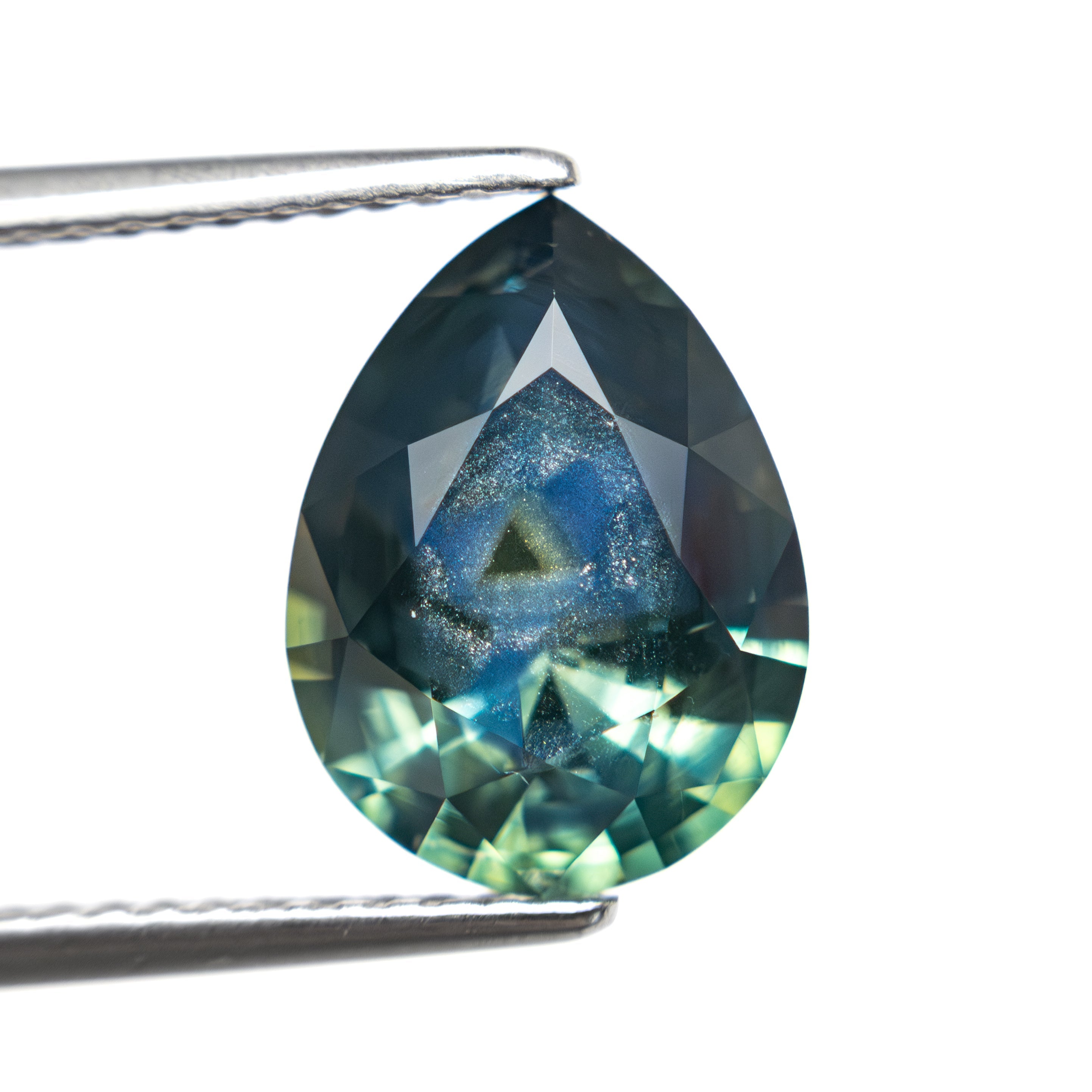 3.95ct 11.57x8.70x5.30mm Pear Brilliant Sapphire 27732-01-Staghead Designs