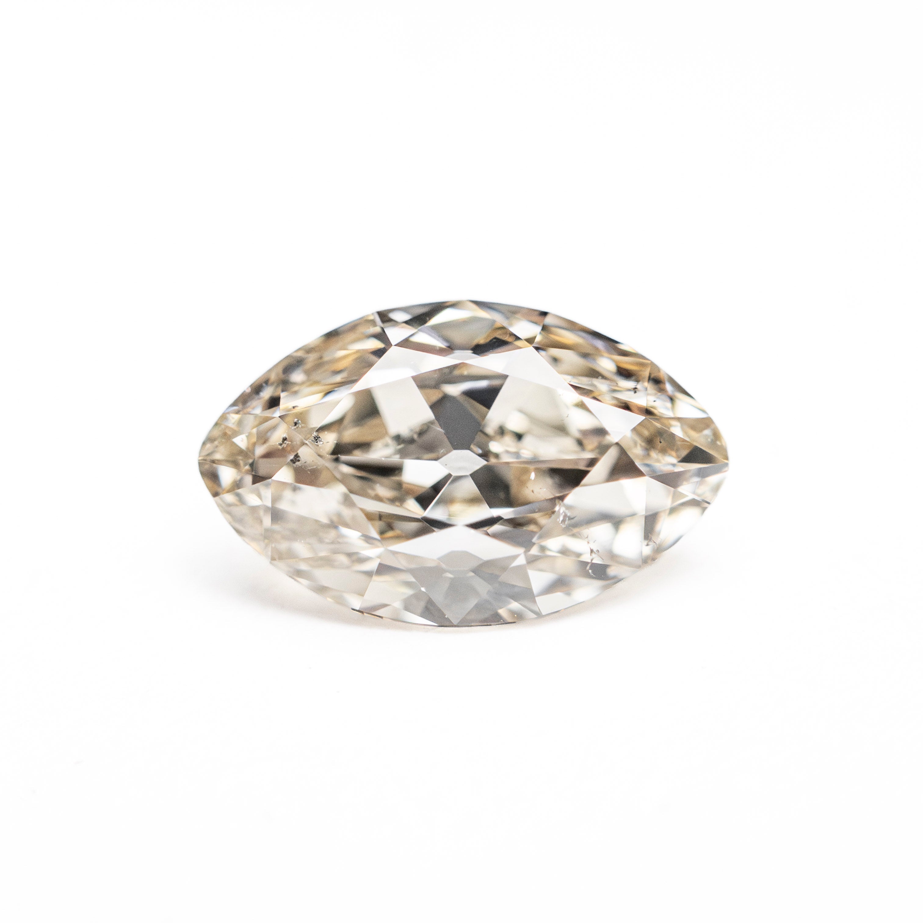 1.59ct 9.76x6.17x4.02mm I1 Q-R Modern Antique Moval Brilliant 🇨🇦 27916-01-Staghead Designs