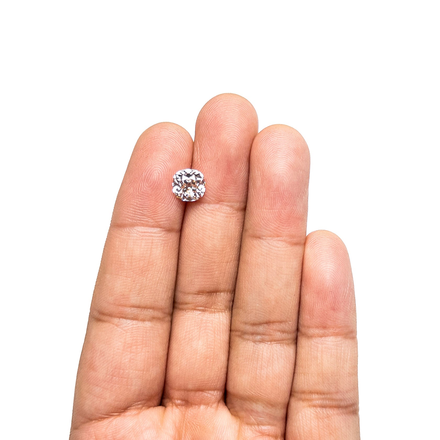2.05ct 7.65x7.48x4.84mm VVS2 N Modern Antique Old Mine Cut 🇨🇦 27924-01-Staghead Designs
