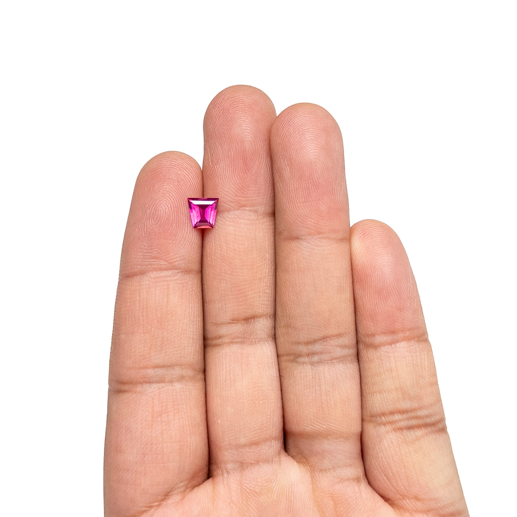 0.93ct 6.01x6.36x3.06mm Trapezoid Step Cut Sapphire 27955-07-Staghead Designs