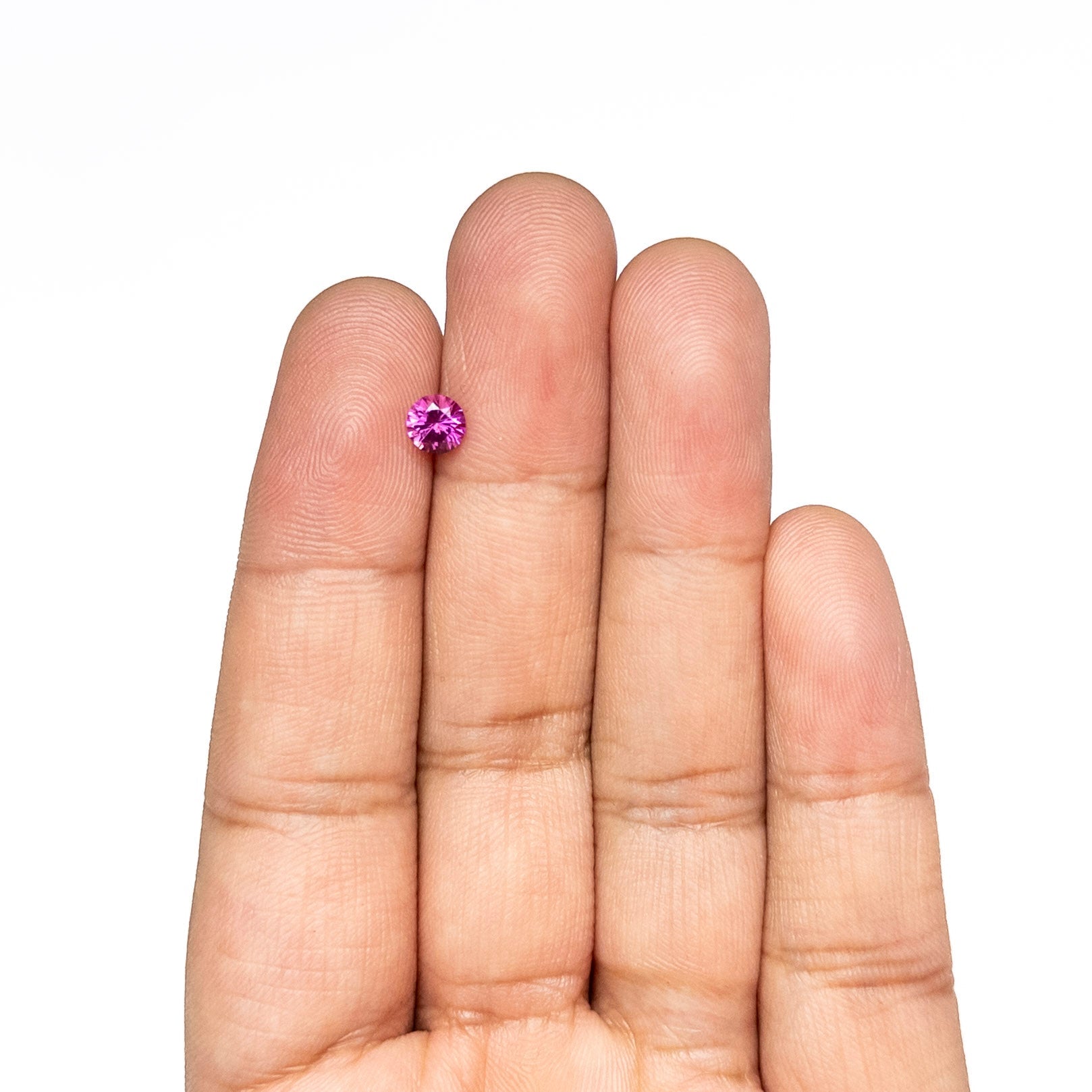0.67ct 5.24x5.24x3.45mm Round Brilliant Sapphire 27956-10-Staghead Designs