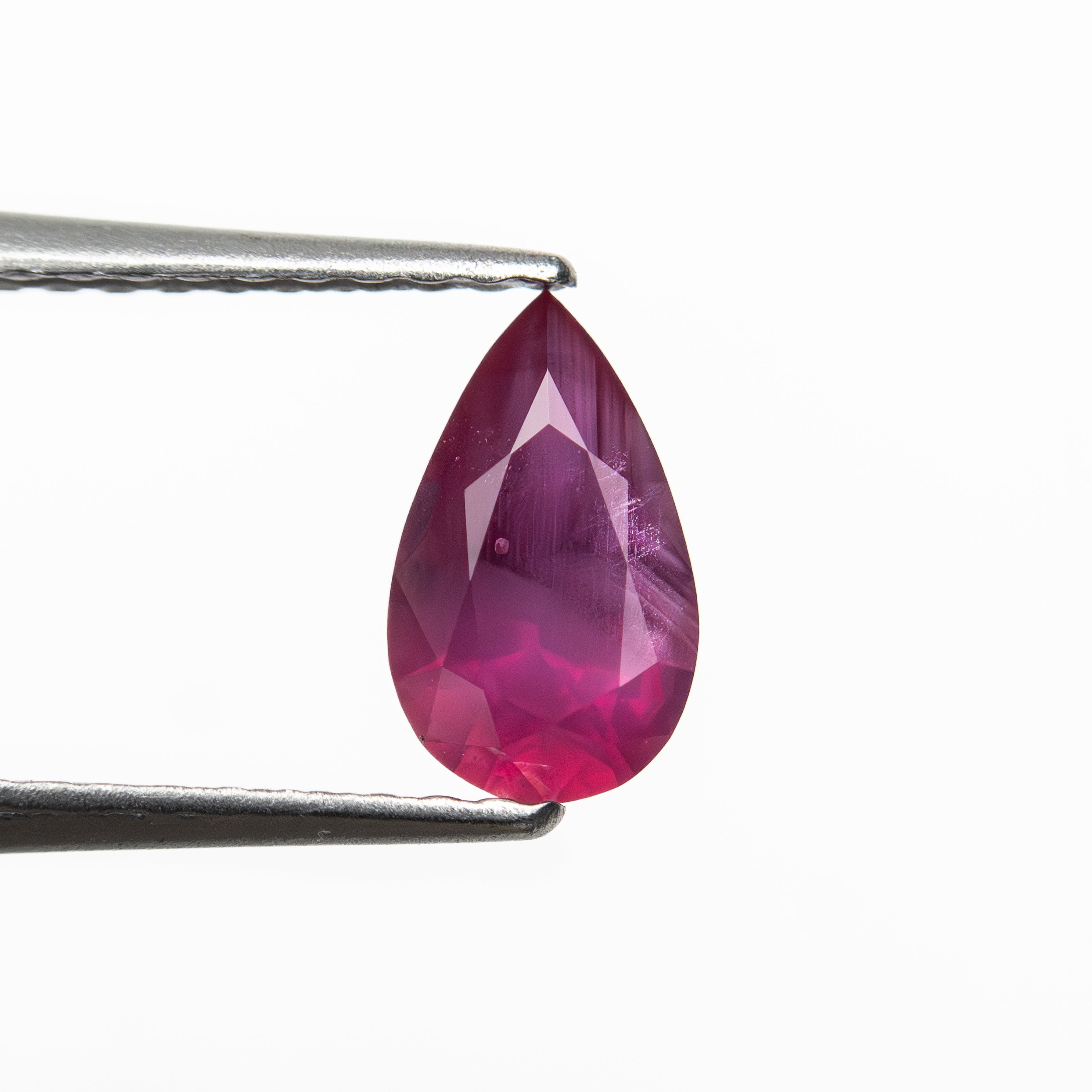 0.79ct 7.59x4.58x3.26mm Pear Brilliant Ruby 27956-24-Staghead Designs