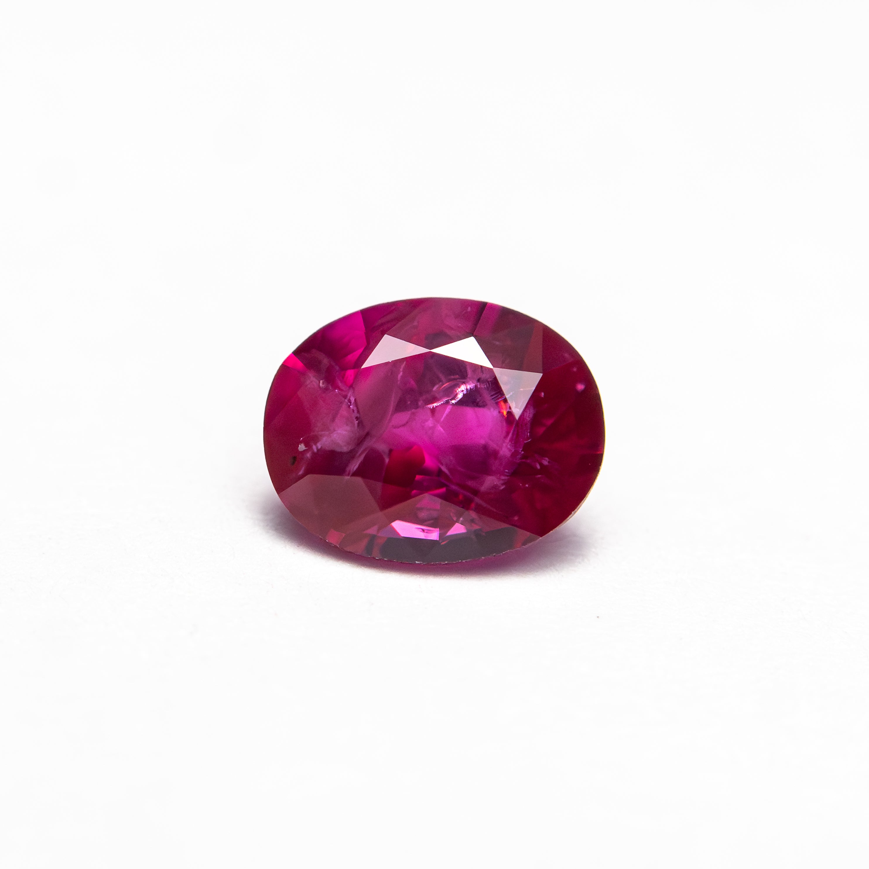 0.82ct 6.31x5.00x3.28mm Oval Brilliant Ruby 27957-02-Staghead Designs