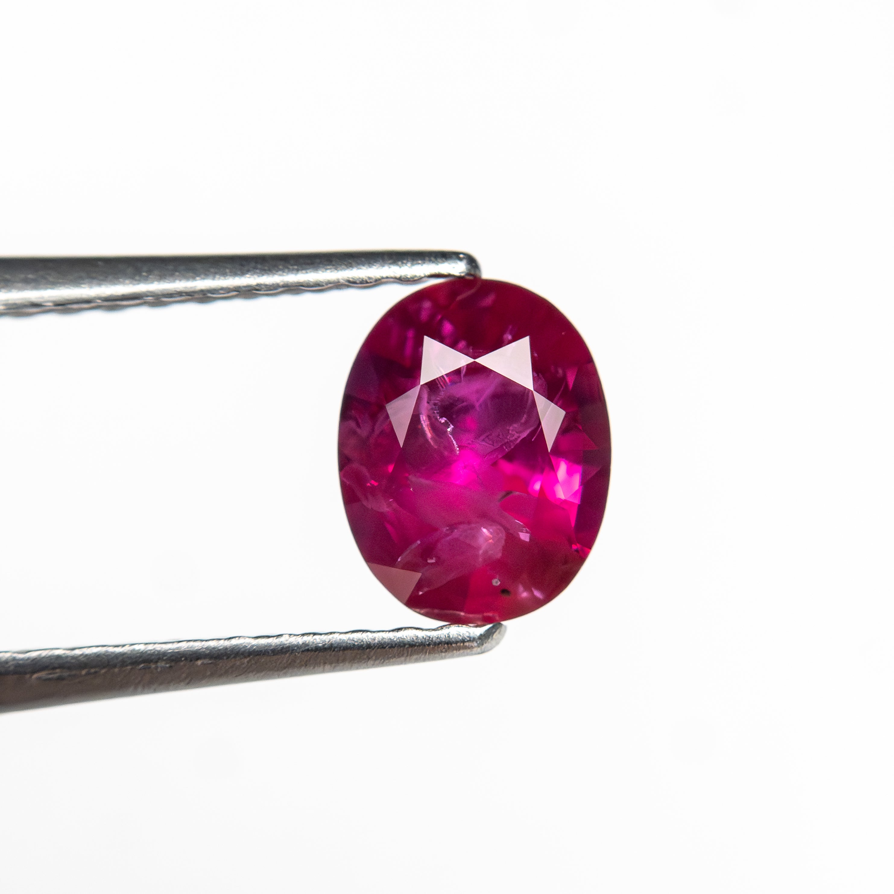 0.82ct 6.31x5.00x3.28mm Oval Brilliant Ruby 27957-02-Staghead Designs