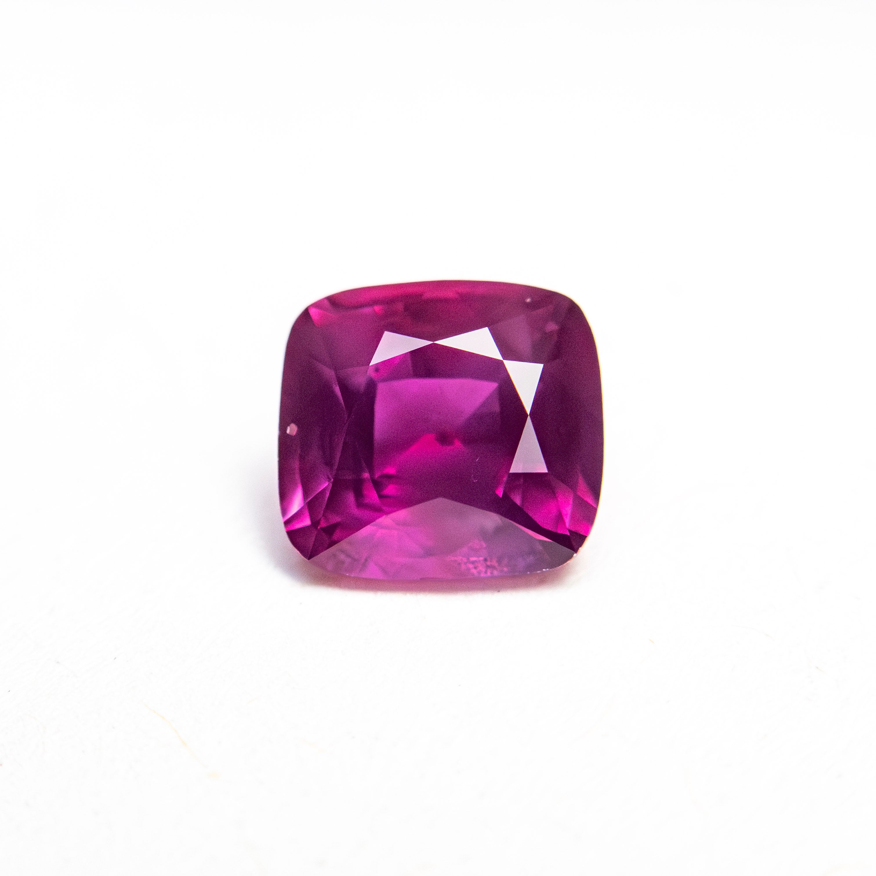 1.27ct 5.84x6.29x3.81mm Cushion Brilliant Sapphire 27957-19-Staghead Designs