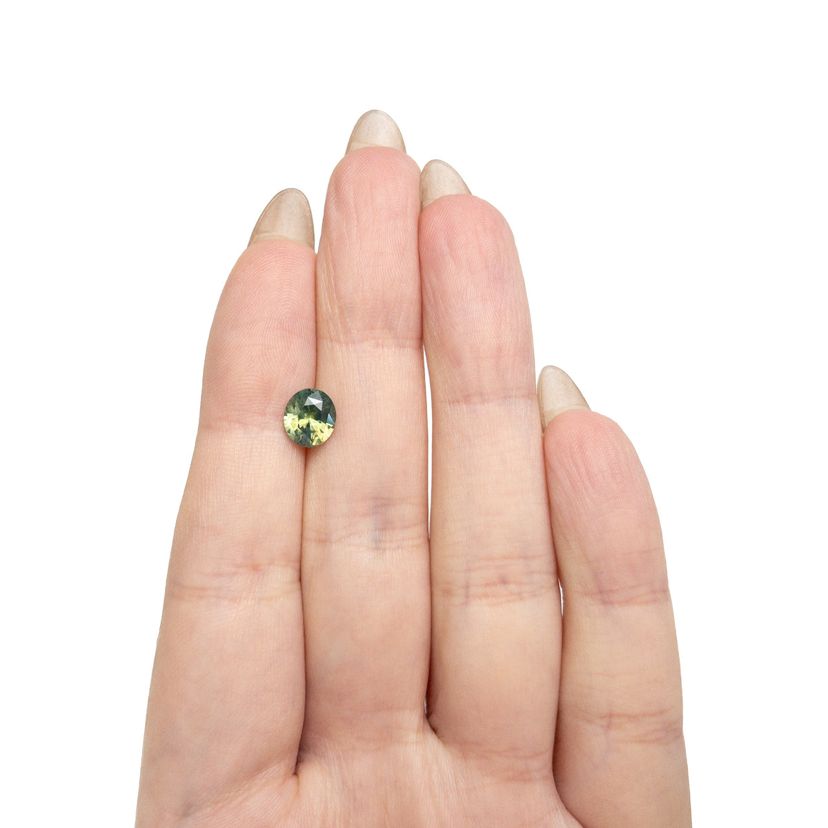 2.00ct 7.65x6.72x4.73mm Oval Brilliant Sapphire 28254-01-Staghead Designs