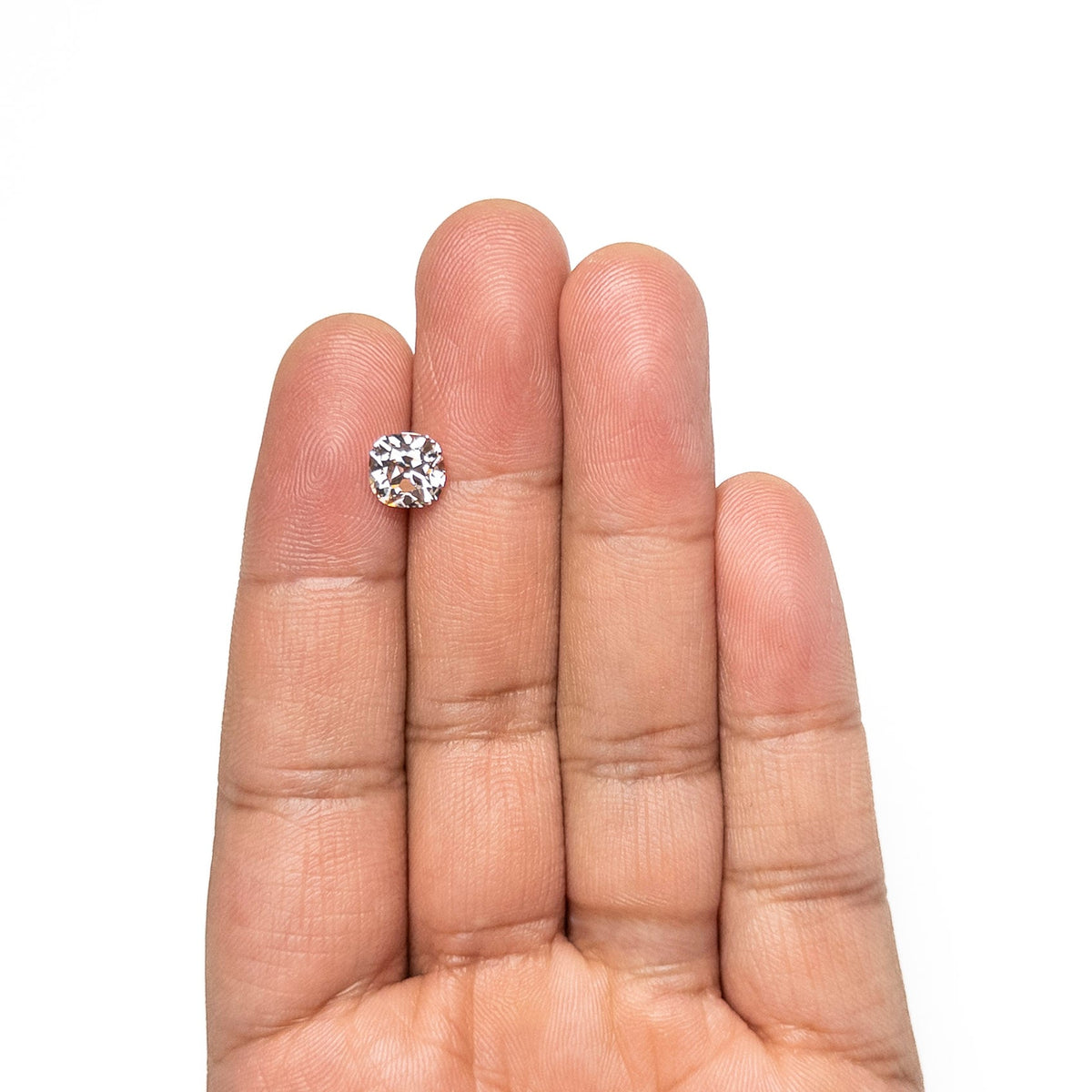 2.01ct 7.31x7.44x4.98mm VS2 Q-R Modern Antique Cushion Brilliant 🇨🇦 28317-01-Staghead Designs
