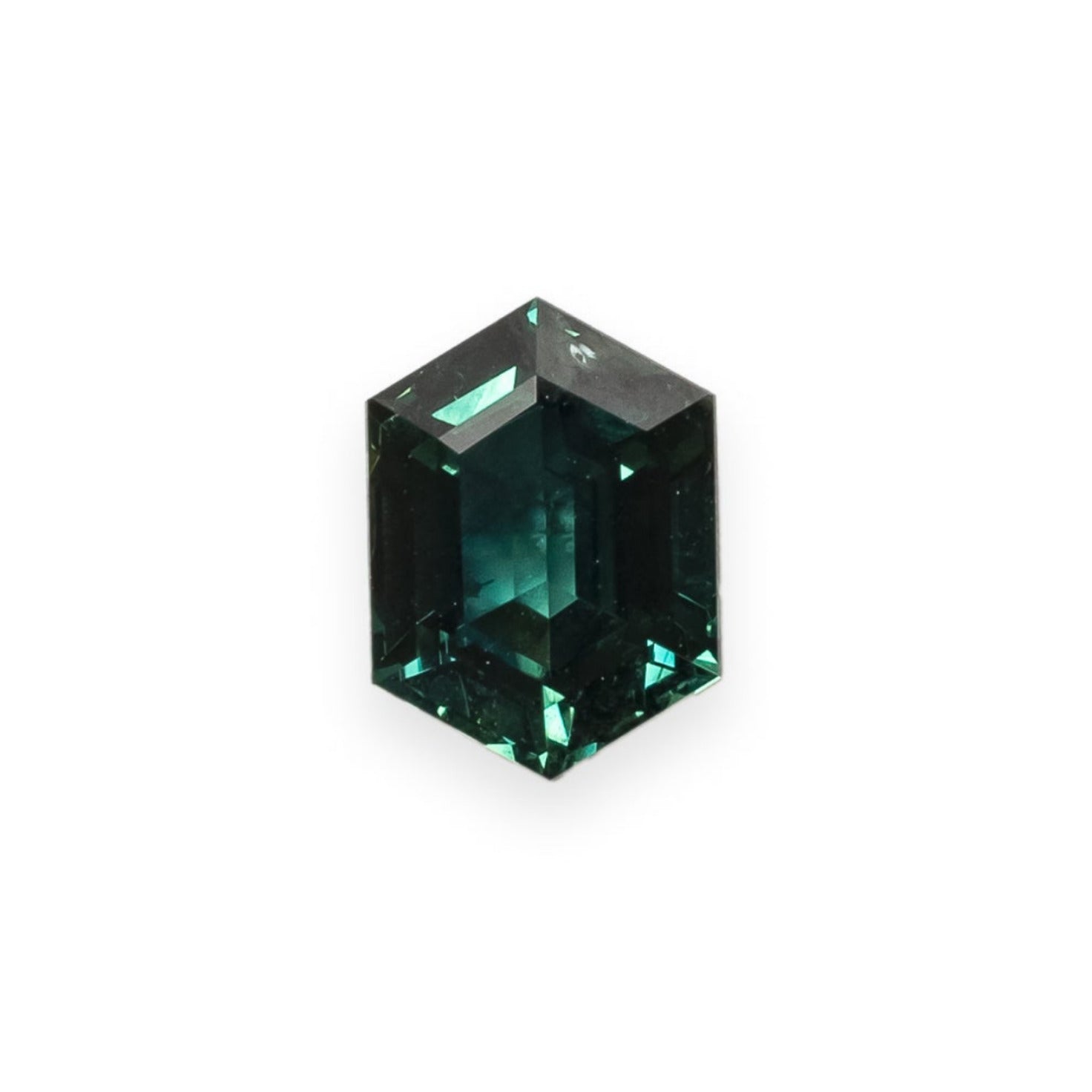 2.01ct 8.25x5.99x4.47mm ELONGATED HEXAGON GREEN AUSTRALIAN SAPPHIRE-1