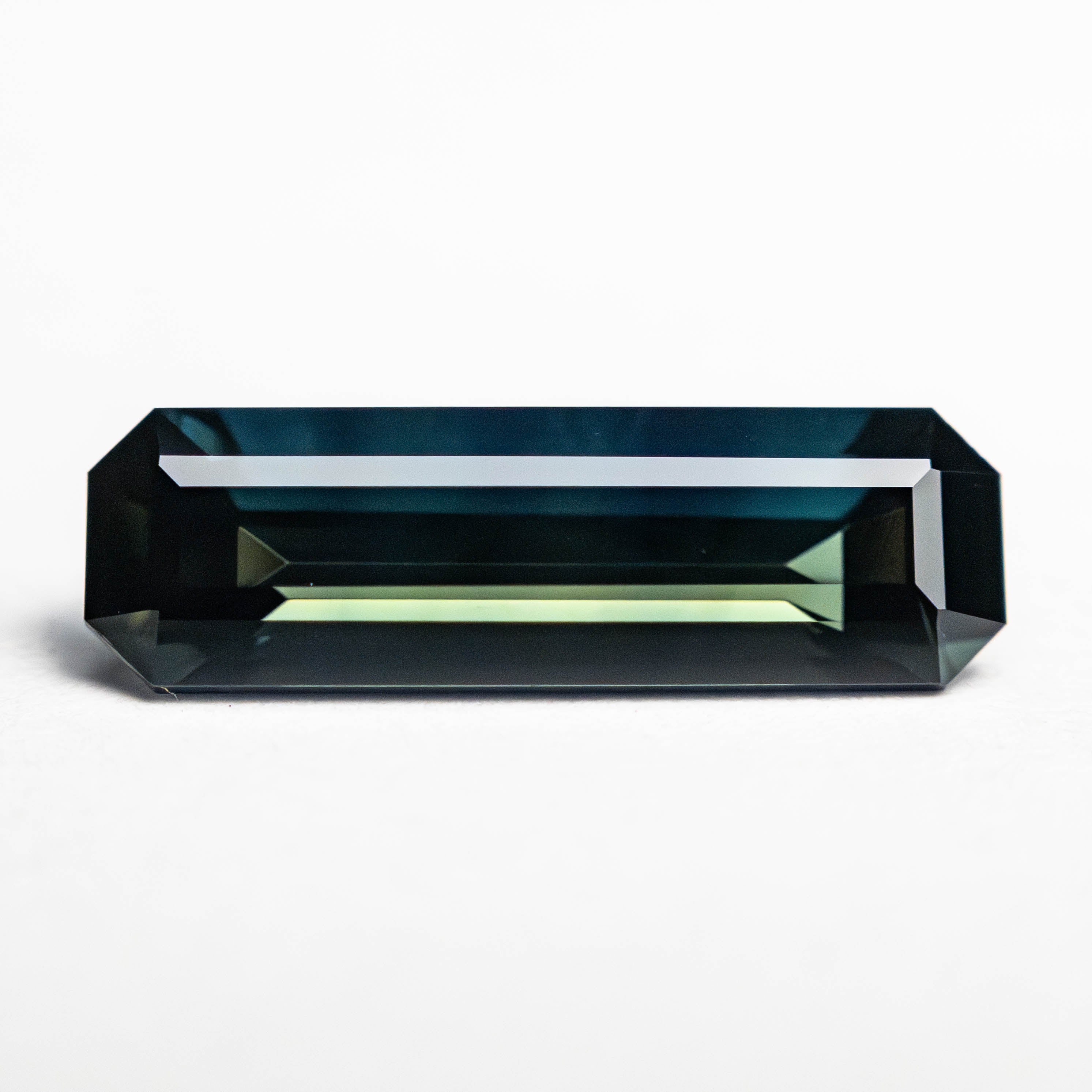 2.39ct 13.97x4.37x3.70mm Cut Corner Rectangle Step Cut Sapphire 25195-01-Staghead Designs