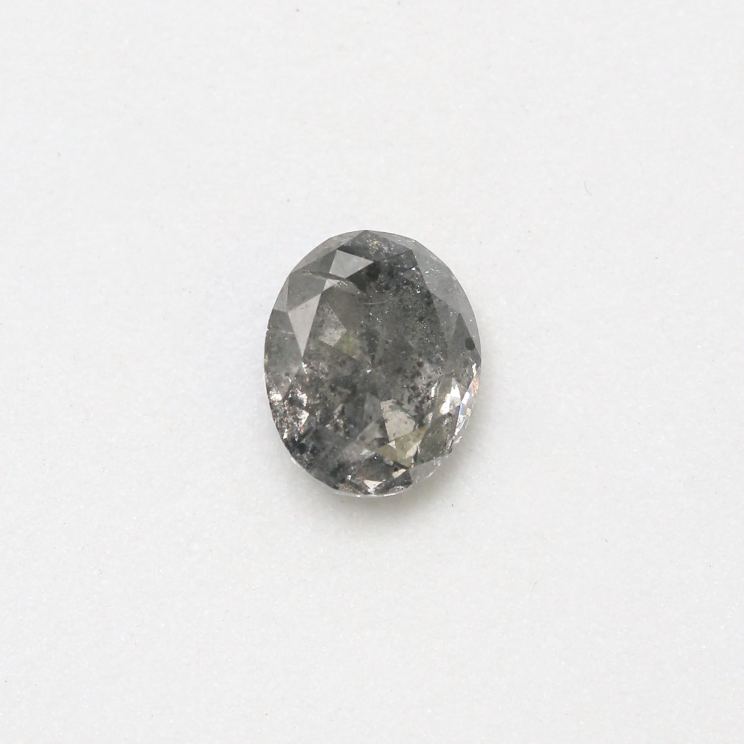 2.6ct 9.05x7.38x4.72mm OVAL BRILLIANT CUT SALT & PEPPER DIAMOND-1