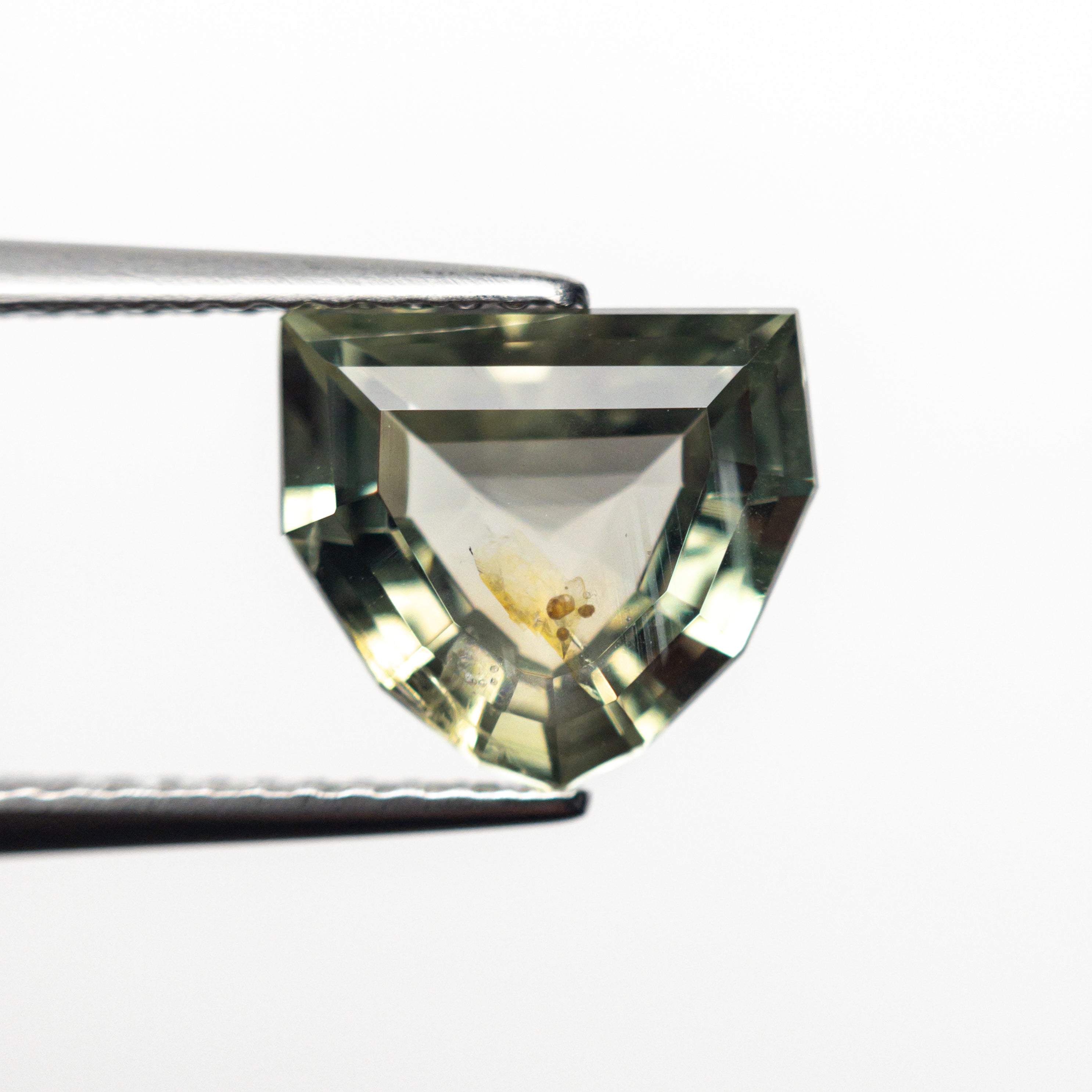 2.83ct 9.33x8.38x4.28mm Shield Step Cut Sapphire 25174-05-Staghead Designs