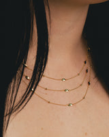 LAYERED BEAD & MARQUISE STATIONS NECKLACE IN 14K YELLOW GOLD-4