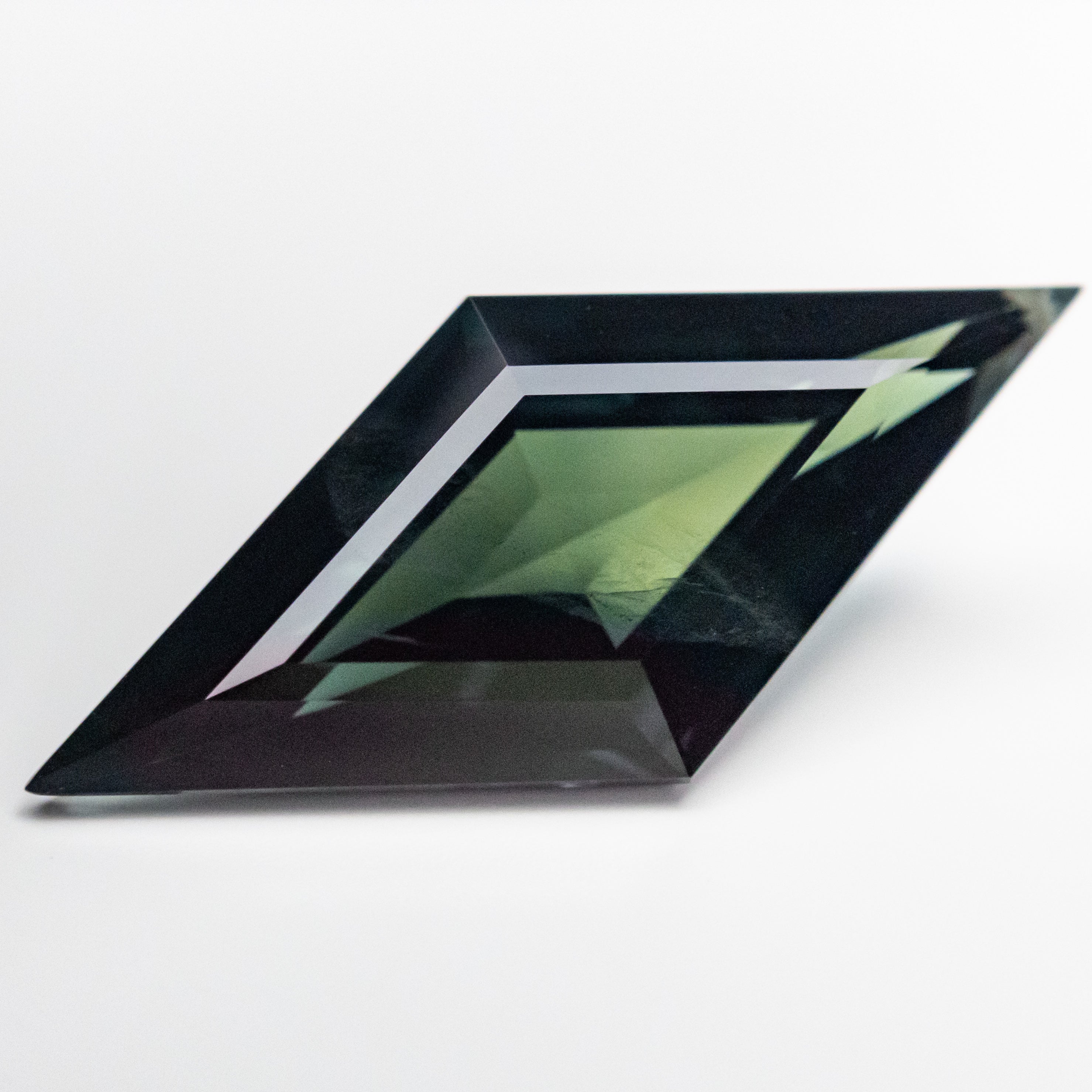 3.14ct 17.43x7.94x4.33mm Lozenge Step Cut Sapphire 22311-01-Staghead Designs